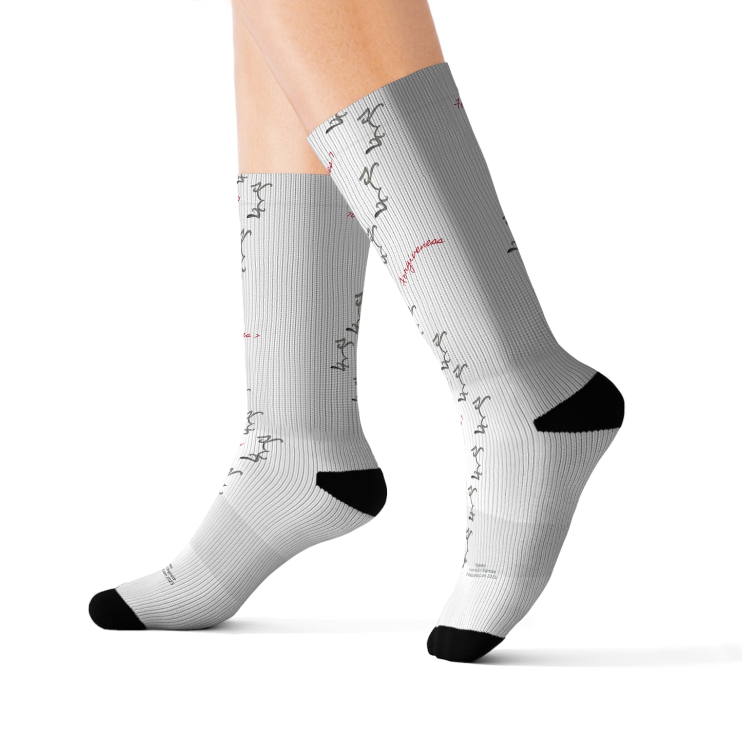 Forgiveness 70 x 7 Sublimation Socks - A Leon Papillon Originale