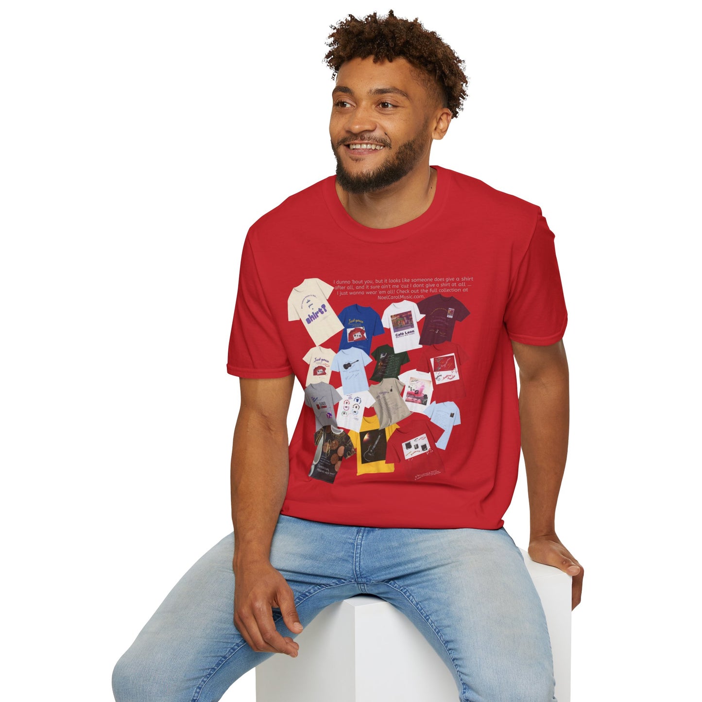 I dunno 'bout you, but it looks like someone does give a shirt after all, and it sure ain't me 'cuz I dont give a shirt at all … I just wanna wear 'em all! Check out the full collection at NoelCarolMusic.com. T # 2 Dark colors