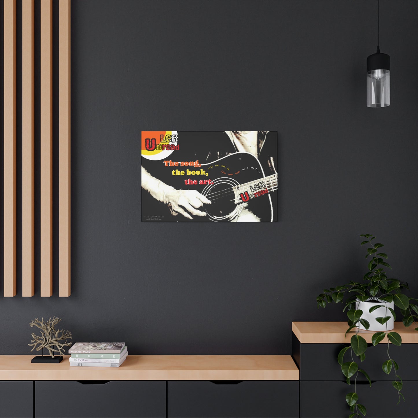 LEFT UNREAD The Song, the Book, the Art | A Noel Carol Originale | 30" x 20"
