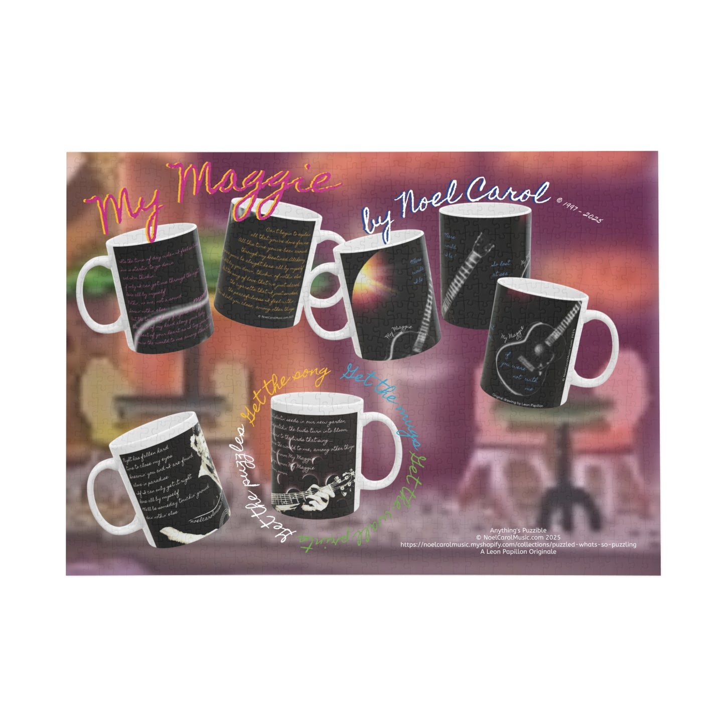 My Maggie Puzzle # 4 - MY MAGGIE by Noel Carol - Get the song. Get the mugs. Get the wall prints. Get the puzzles - Puzzle (96, 252, 500, 1000-Piece) # 1