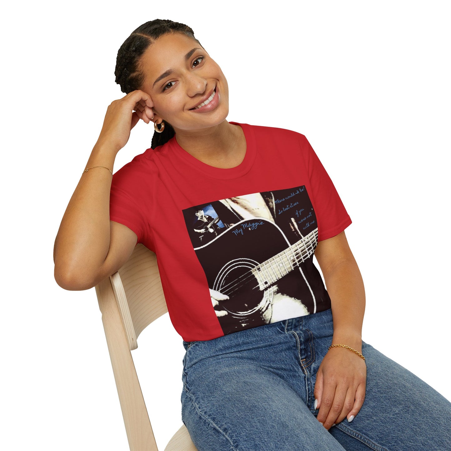 My Maggie T-shirt # 6 - Where would I be? So lost at sea, if you were not with me - A Leon Papillon Originale