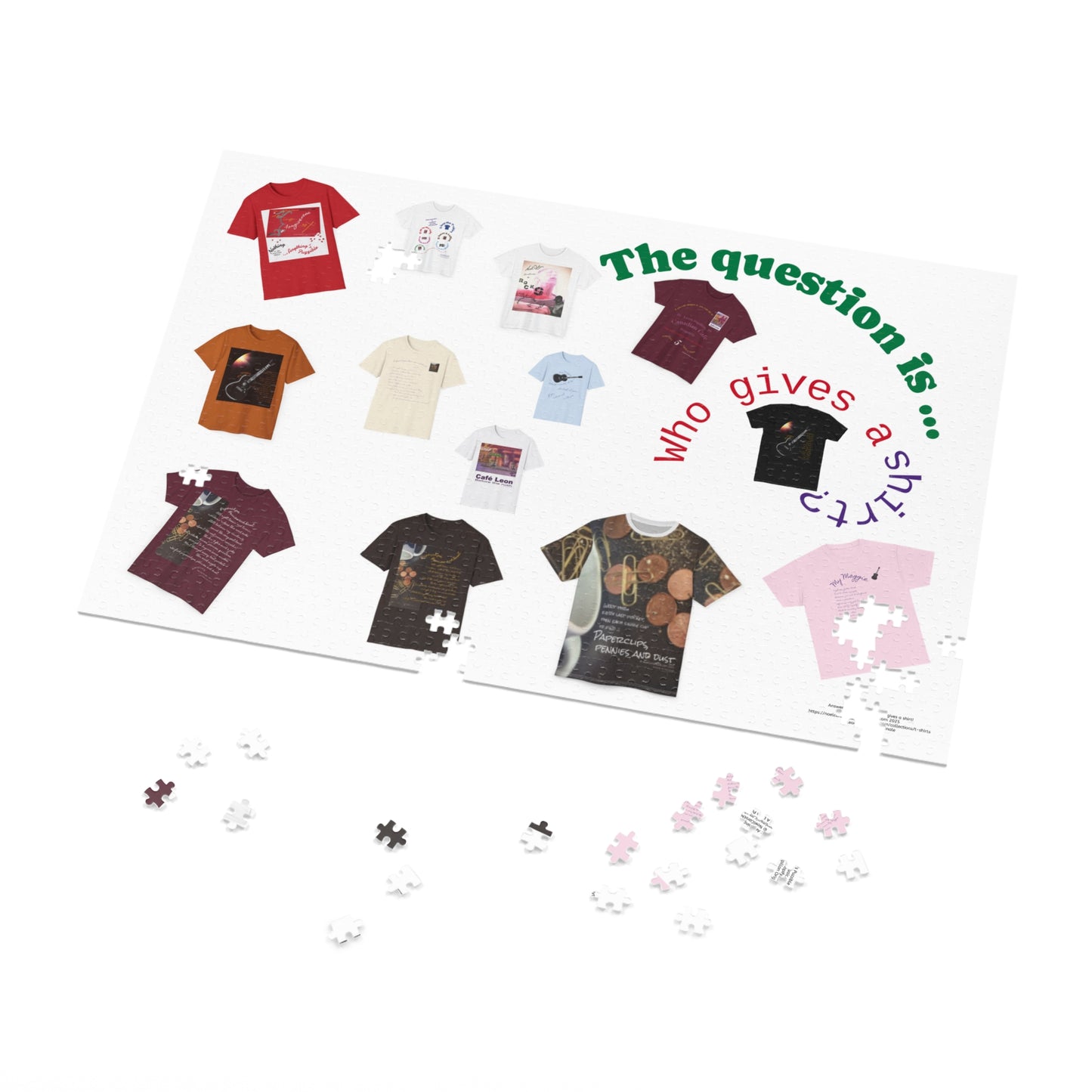 The questionn is … Who gives a shirt? A Leon Papillon Originale - 1000 & 2000 piece puzzle