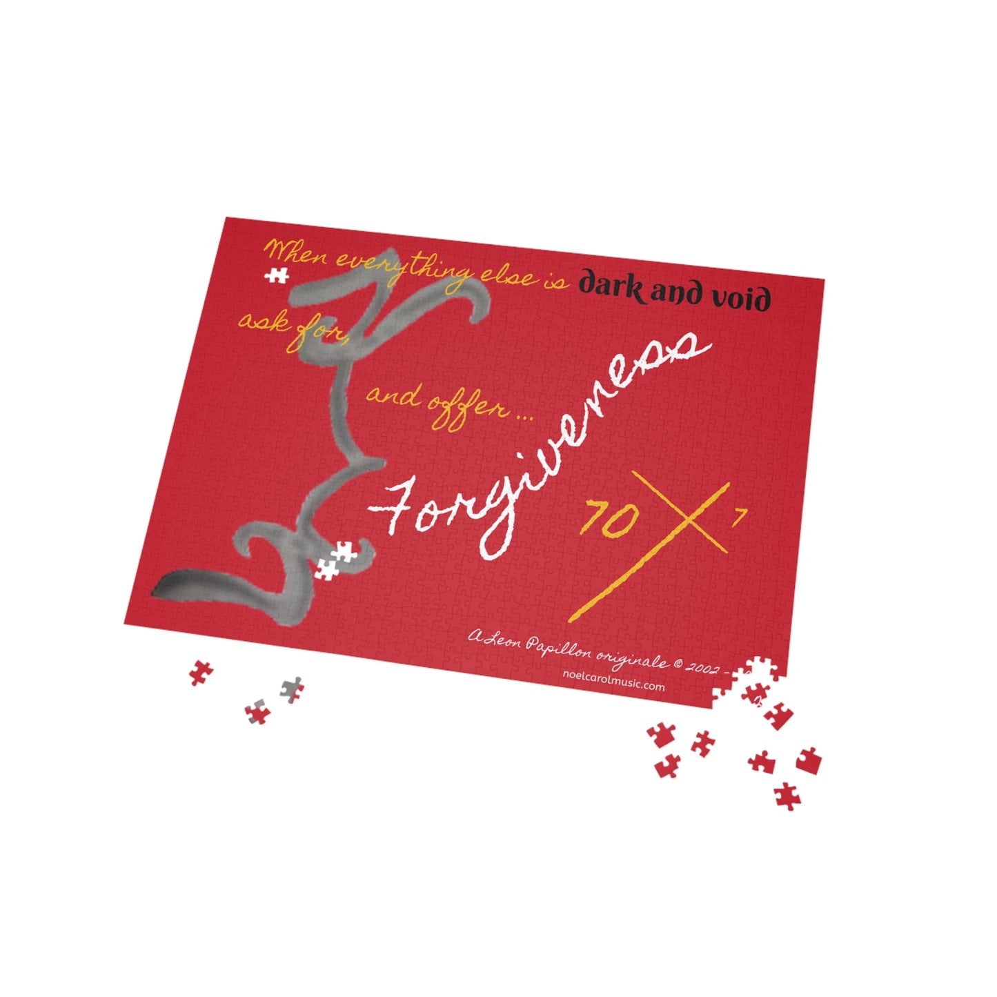 Forgiveness Puzzle #1 - 28" x 20" x 1000-Piece - A Leon Papillon Originale