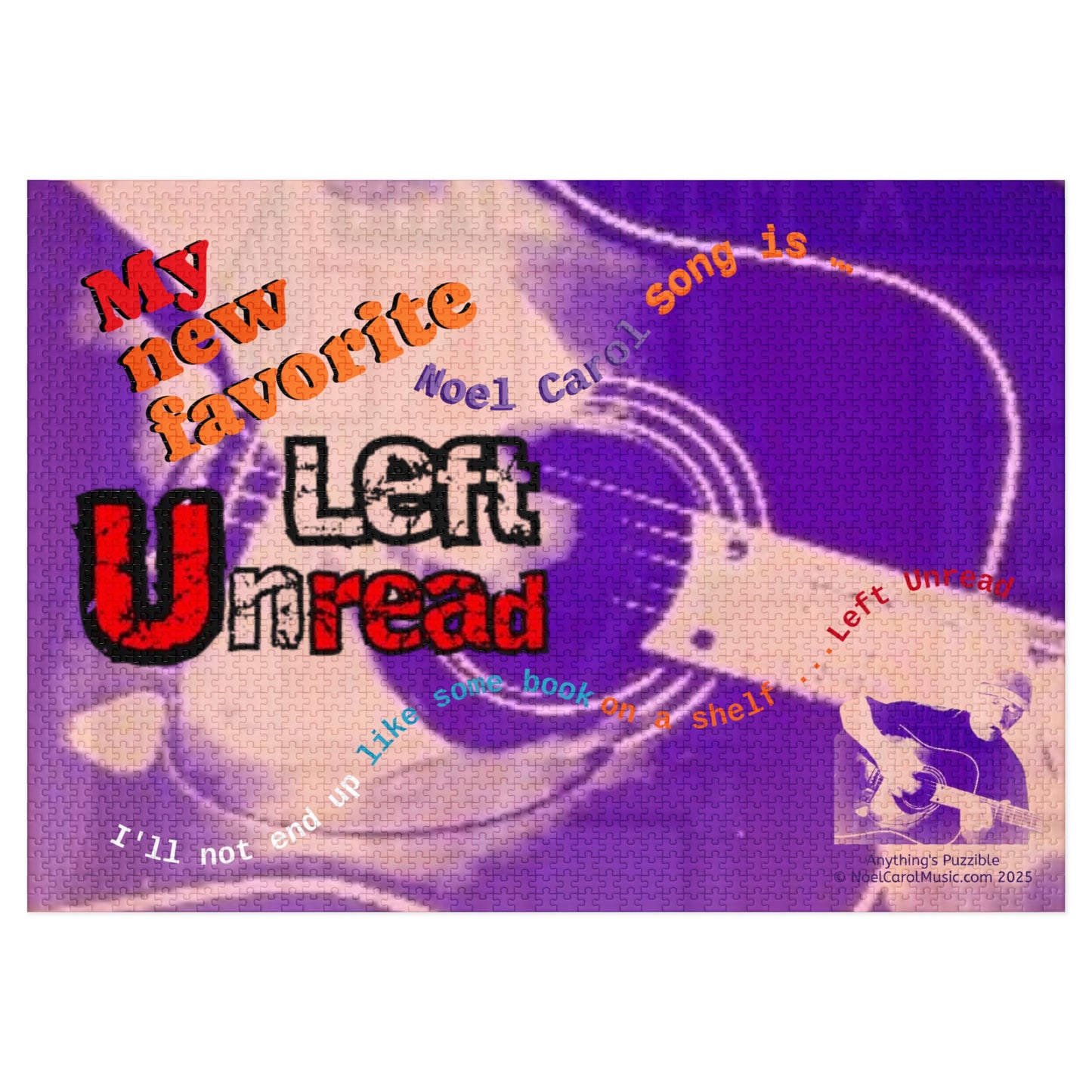 My New Favorite Noel Carol Song is Left Unread - Jigsaw Puzzle 1000 & 2000 pce - P # 1