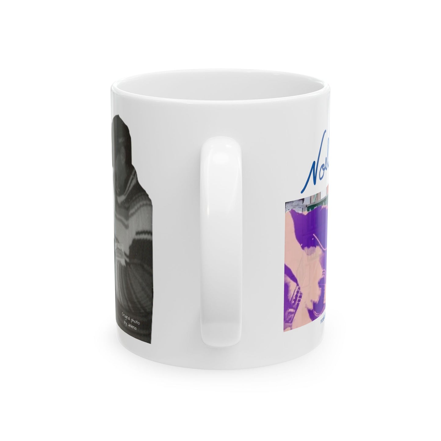 Noel Carol - Sometimes he rocks and sometimes he rolls 11-oz White Coffee Mug