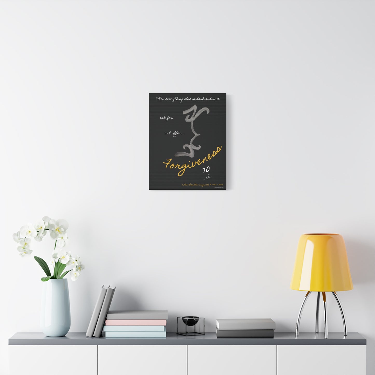 Forgiveness Pencil Drawing Wall Art - A Leon Papillon Originale 16" x 20"