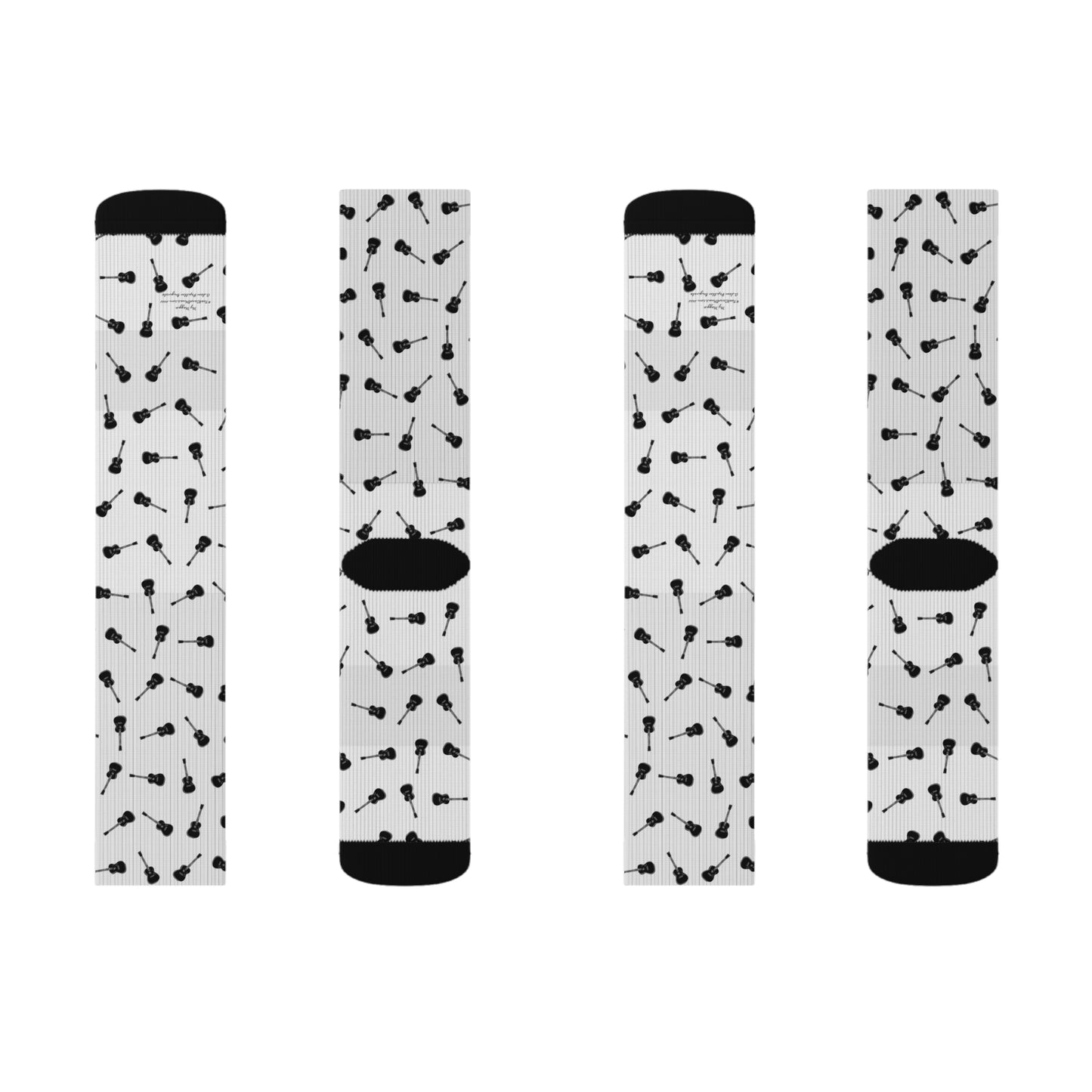 My Maggie Guitar Sublimation Socks - A Noel Carol Originale S # 1
