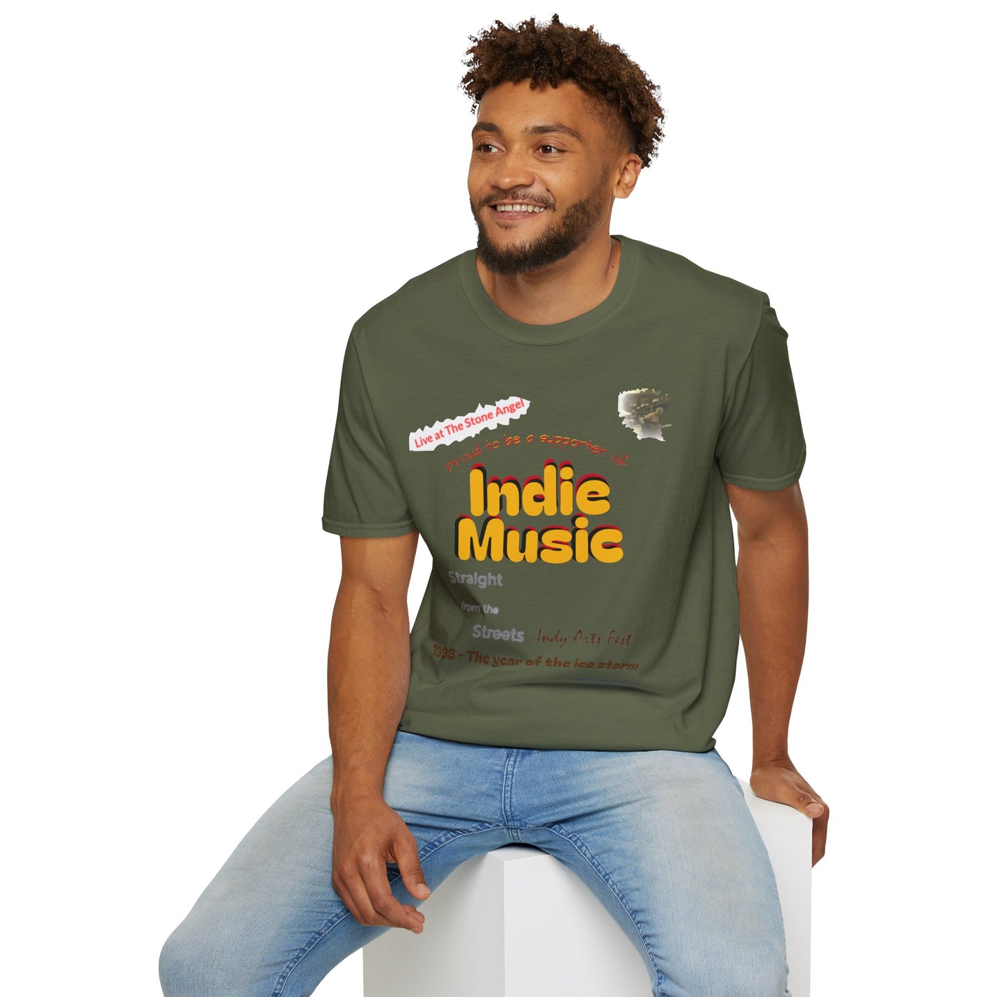 Proud to be a supporter of Indie Music - Straight from the Streets Indy Arts Fest - T#1 T-shirt