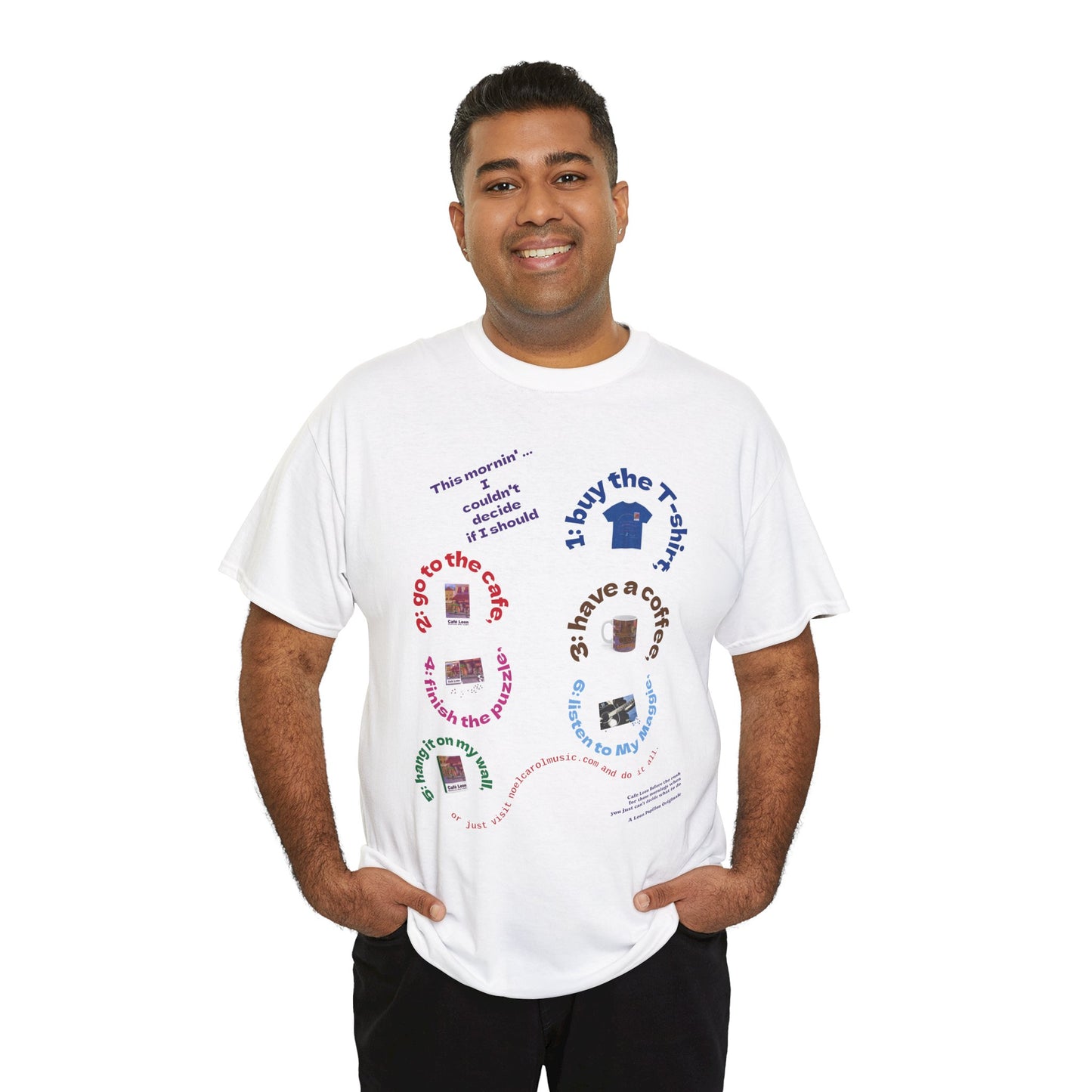 For those mornings when you just can't decide what to do - A Leon Papillon Originale - T-shirt # 3