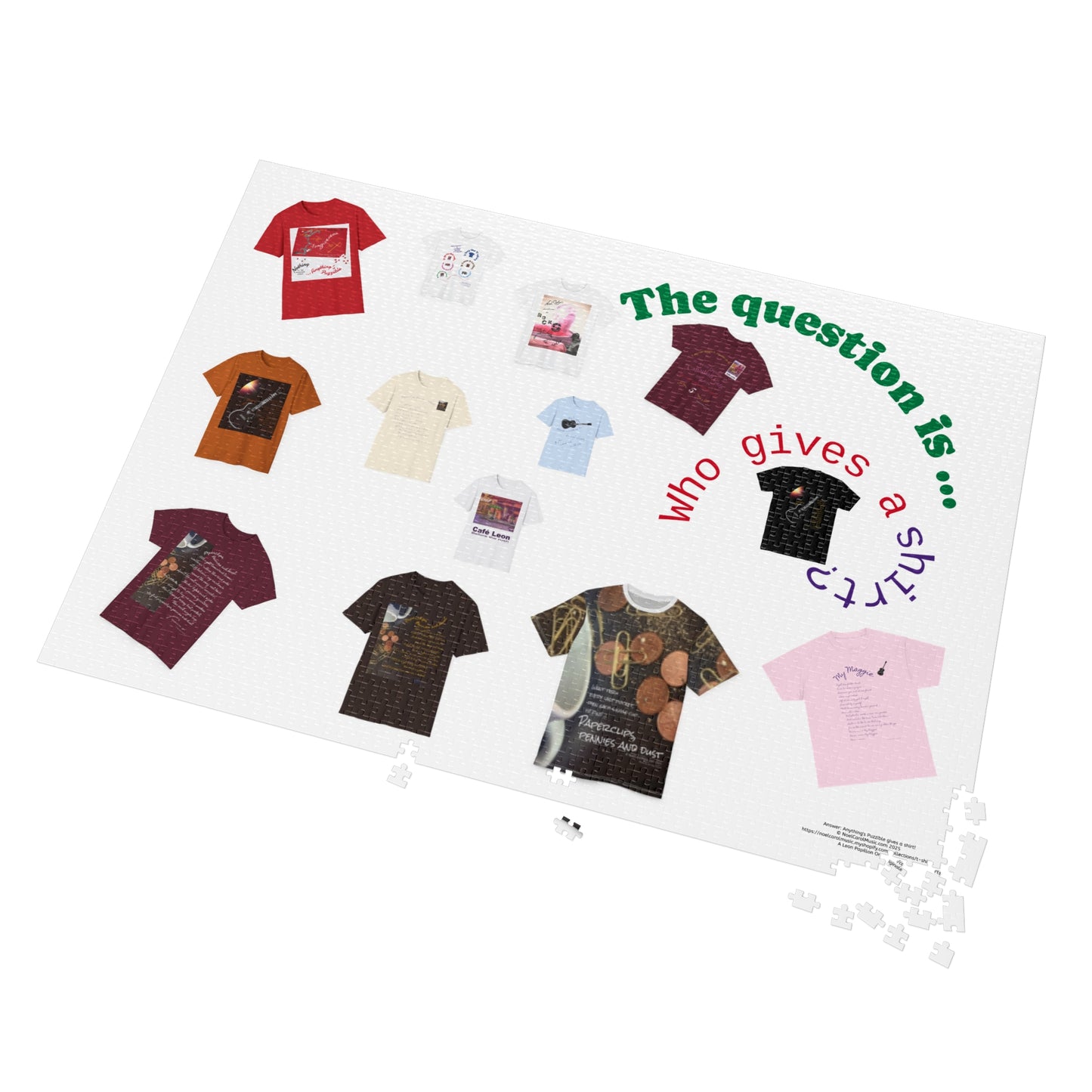 The questionn is … Who gives a shirt? A Leon Papillon Originale - 1000 & 2000 piece puzzle