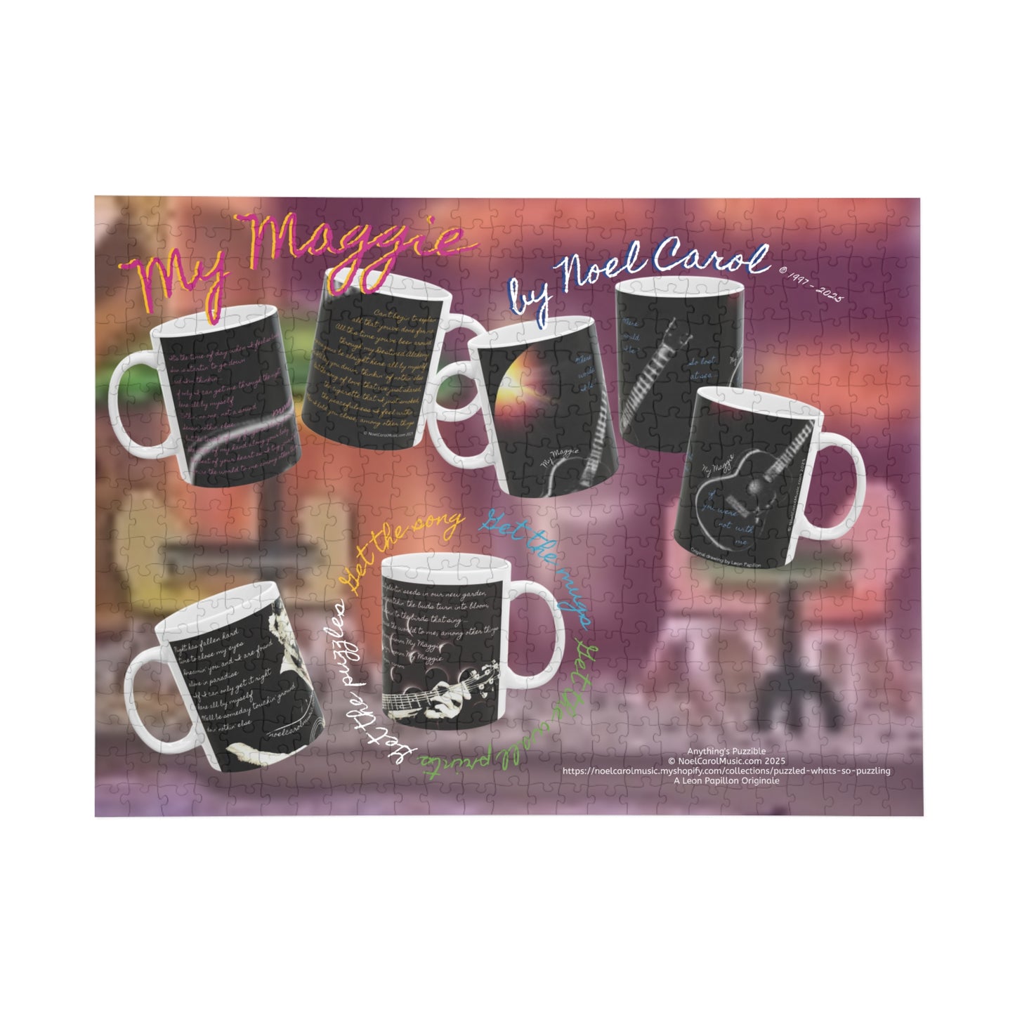 My Maggie Puzzle # 4 - MY MAGGIE by Noel Carol - Get the song. Get the mugs. Get the wall prints. Get the puzzles - Puzzle (96, 252, 500, 1000-Piece) # 1