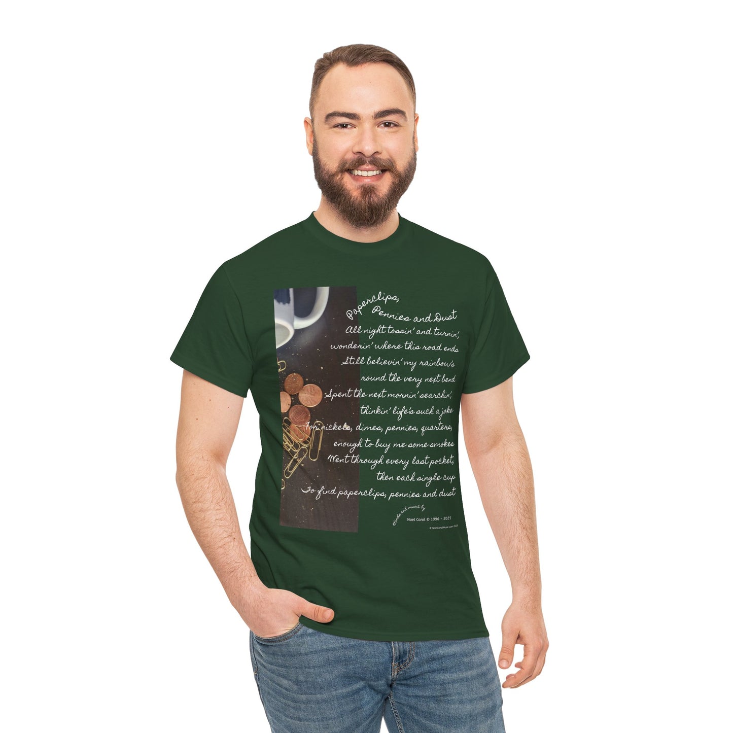 Paperclips, Pennies and Dust T-shirt - All night tossin' and turnin' #2 - A Noel Carol Originale