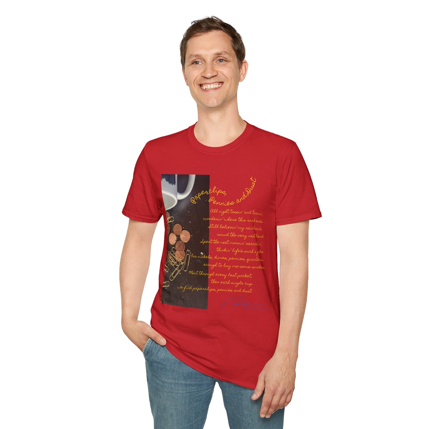 Paperclips, Pennies and Dust T-shirt - All night tossin' and turnin' #4 - A Noel Carol Originale