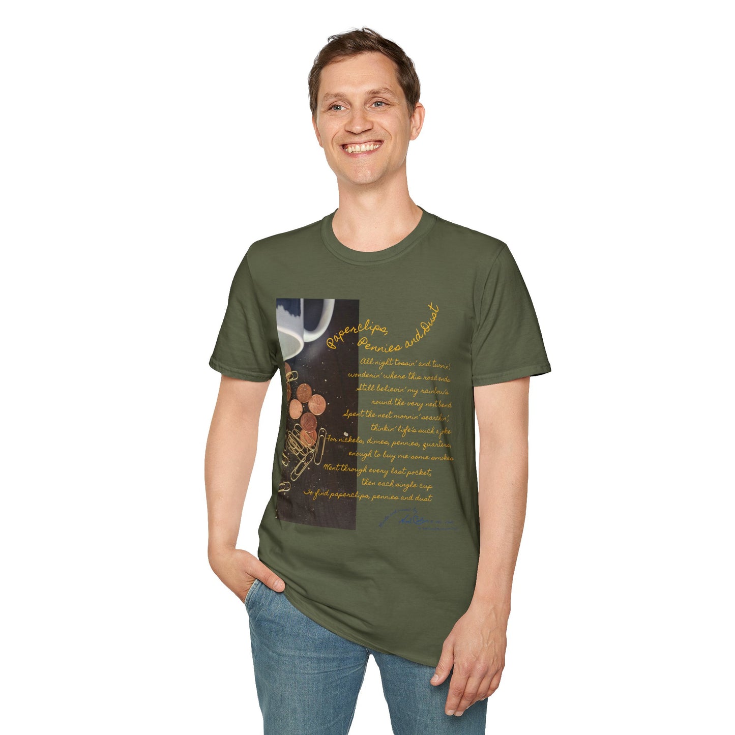 Paperclips, Pennies and Dust T-shirt - All night tossin' and turnin' #4 - A Noel Carol Originale