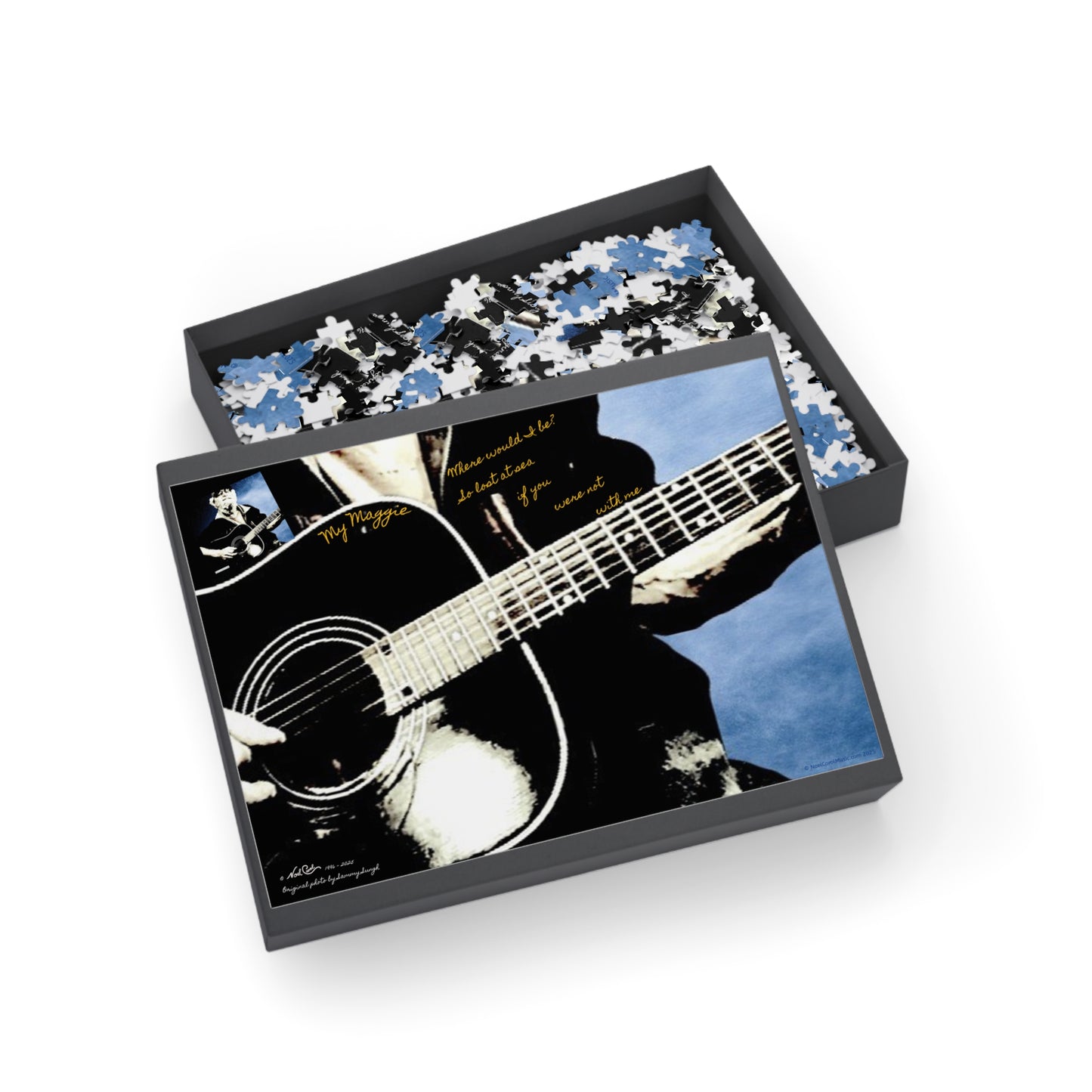 My Maggie Puzzle # 1 - Where would I be? So lost at sea if you were not with me 28" x 20" x 1000-Piece - A Noel Carol Originale