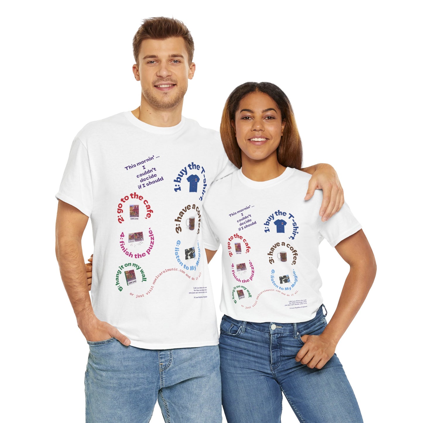 For those mornings when you just can't decide what to do - A Leon Papillon Originale - T-shirt # 3