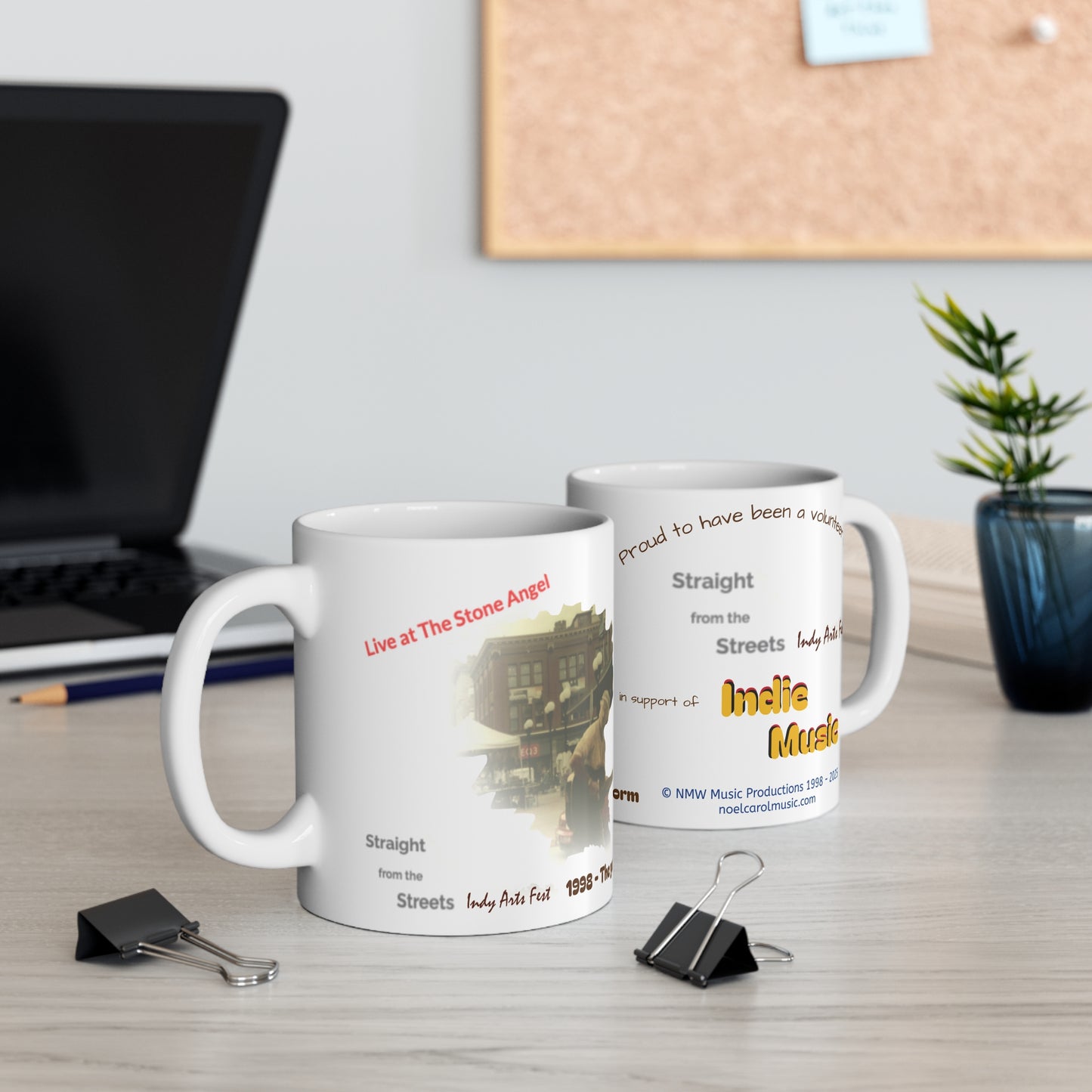 Proud to have been a volunteer - Straight from the Streets Indy Arts Fest - M#3 Mug 11oz