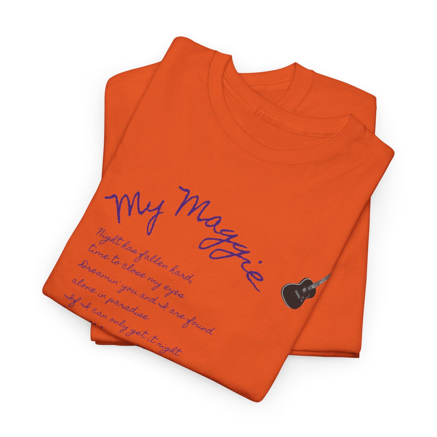 My Maggie T-shirt #5 - Night has fallen hard, time to close my eyes … - A Noel Carol Originale