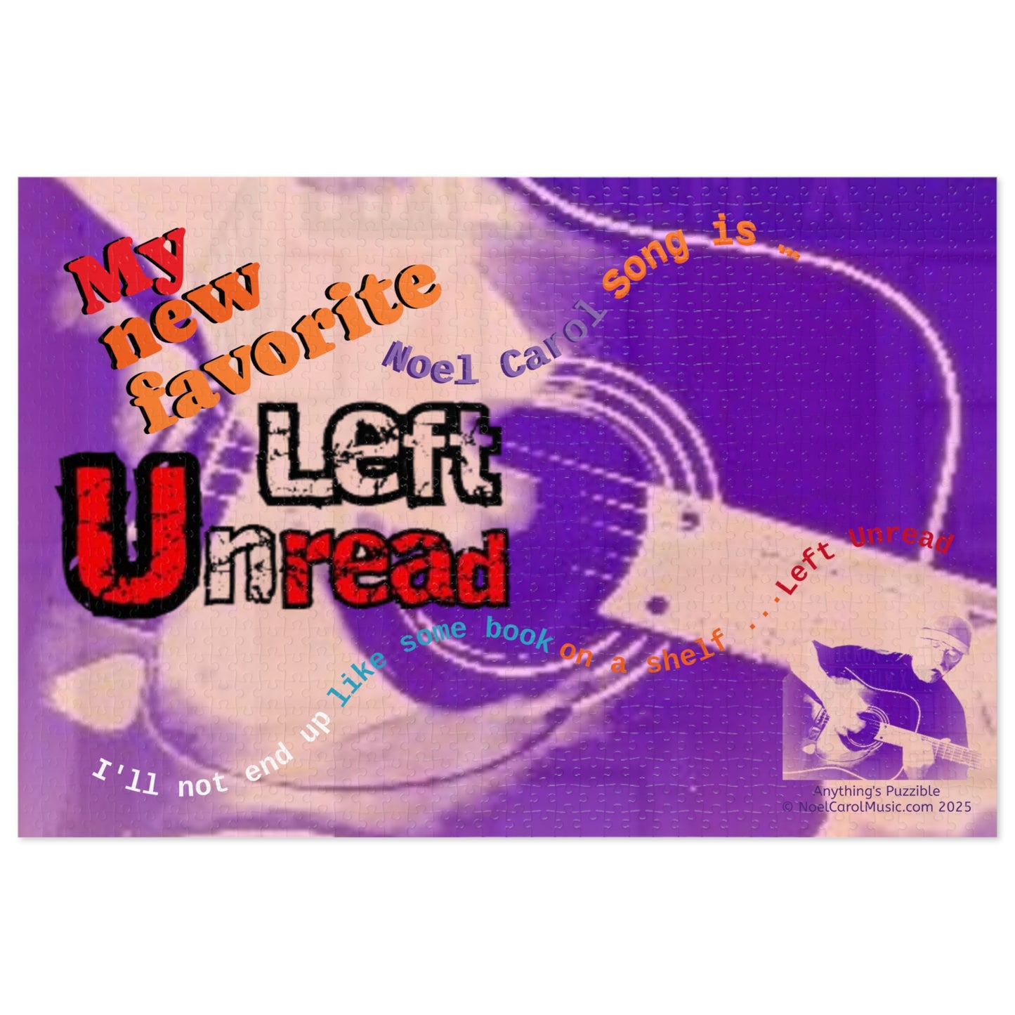 My New Favorite Noel Carol Song is Left Unread - Jigsaw Puzzle 1000 & 2000 pce - P # 1