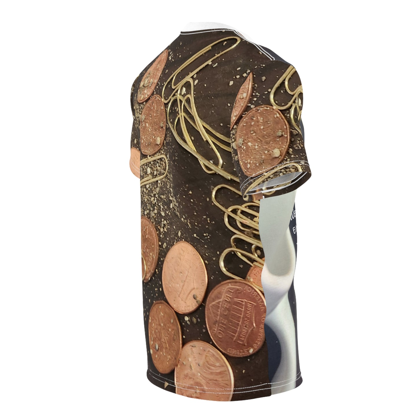 Paperclips, Pennies and Dust T-shirt #1 - Went through every last pocket then each single cup … A Noel Carol Originale