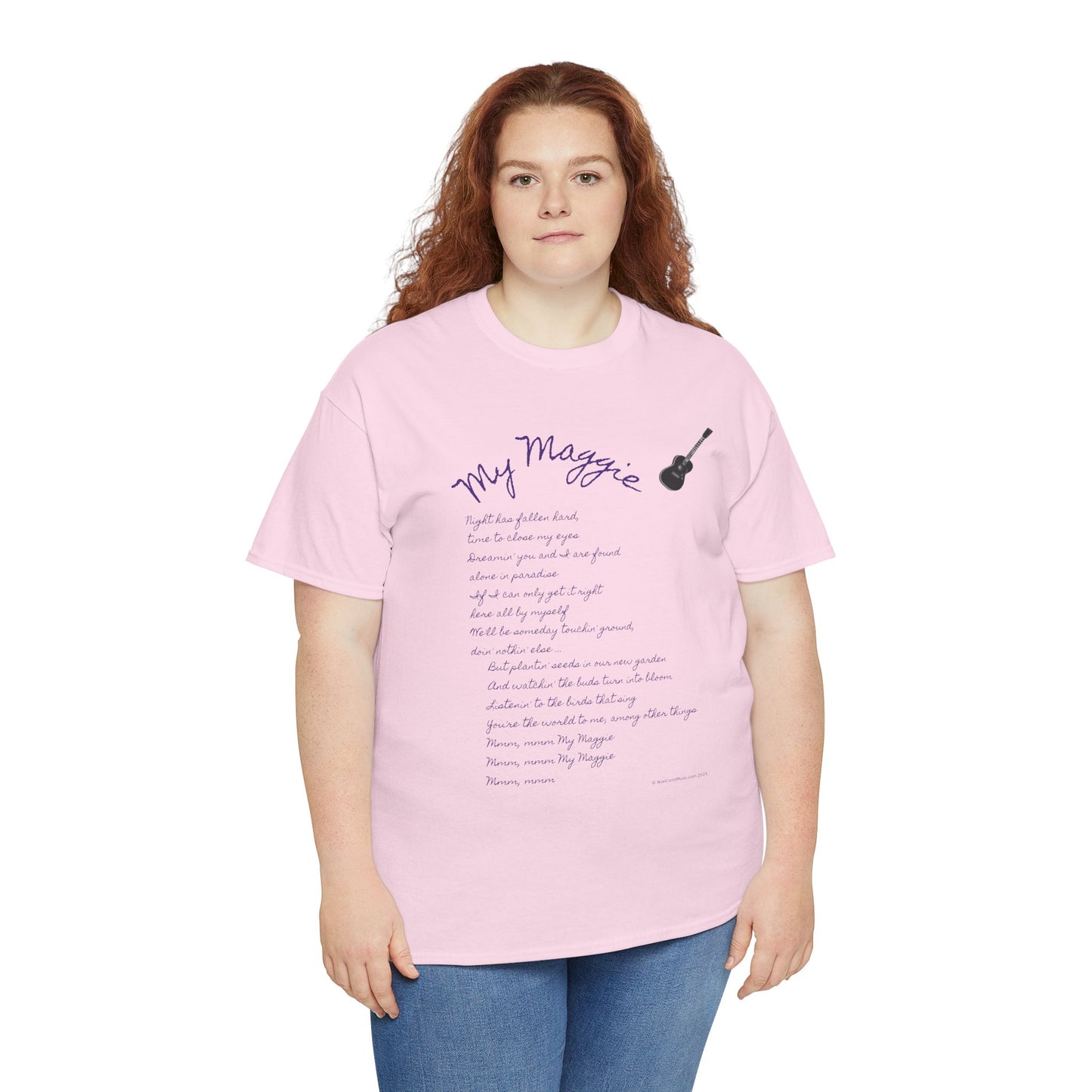 My Maggie T-shirt #5 - Night has fallen hard, time to close my eyes … - A Noel Carol Originale
