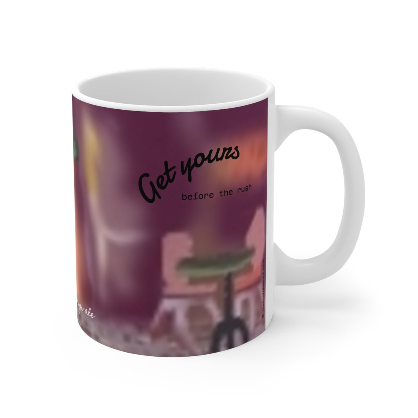 Cafe Leon Before the rush Mug # 1 - 11oz - A Leon Papillon Originale