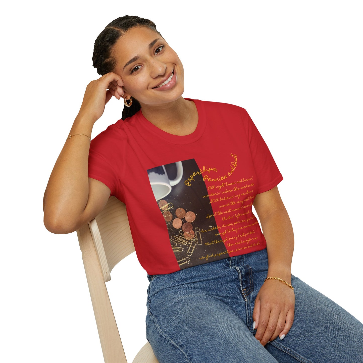 Paperclips, Pennies and Dust T-shirt - All night tossin' and turnin' #4 - A Noel Carol Originale