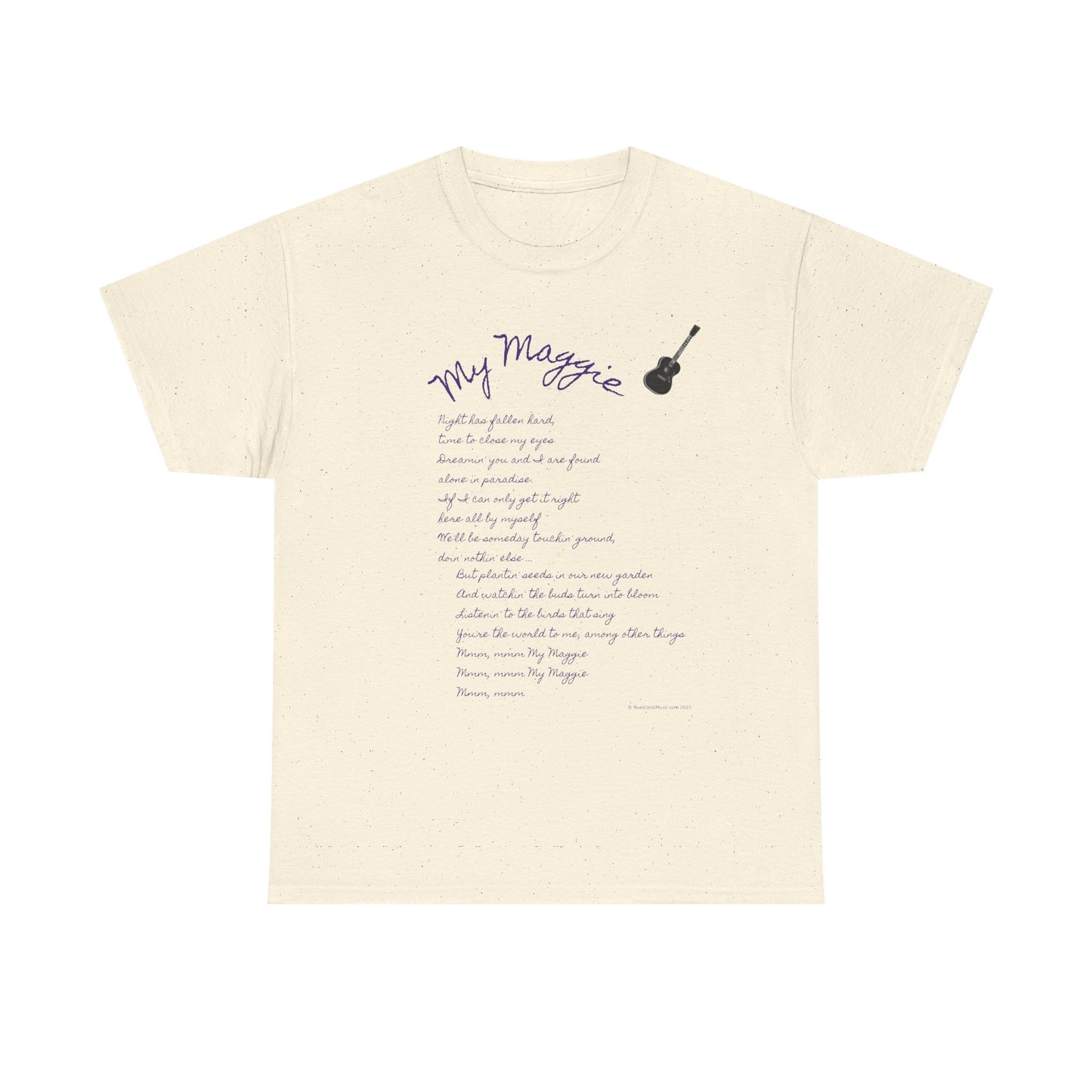 My Maggie T-shirt #5 - Night has fallen hard, time to close my eyes … - A Noel Carol Originale