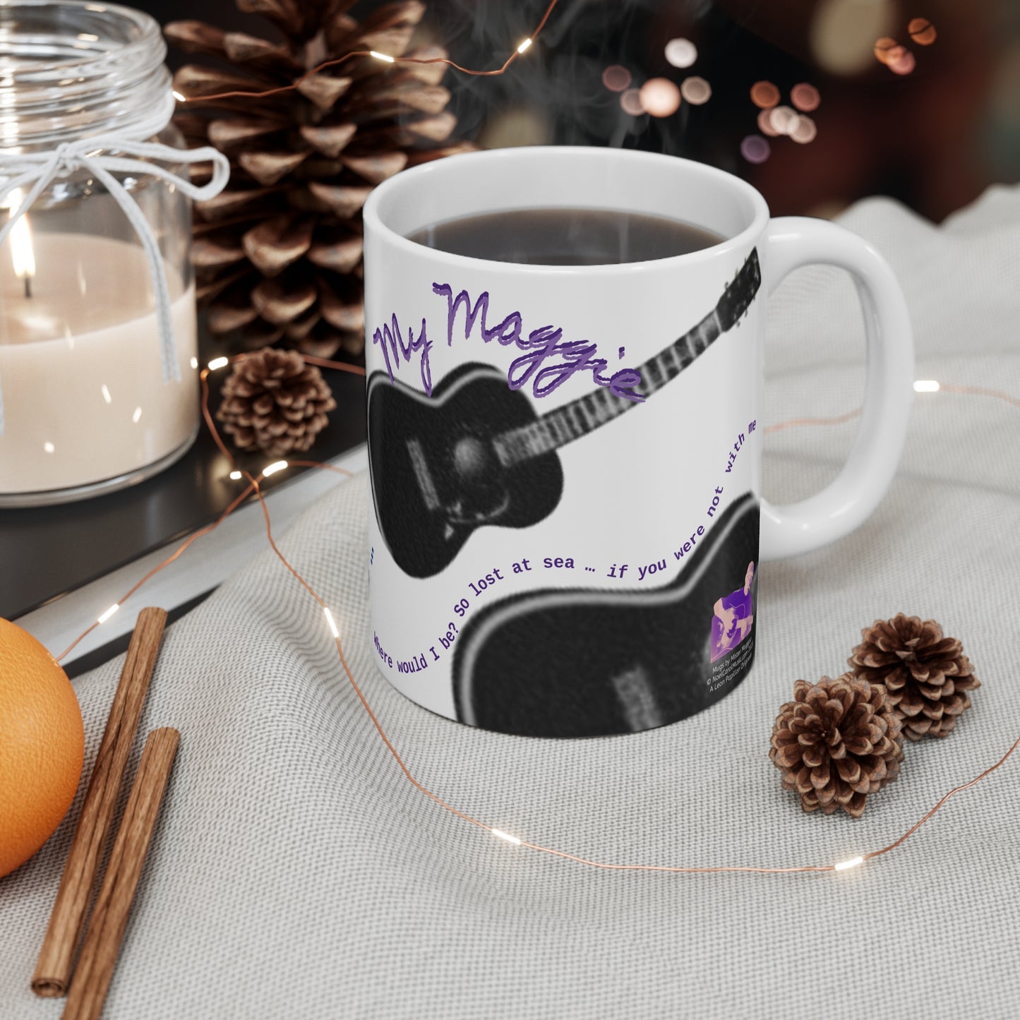 My New Favorite Noel Carol Song is … My Maggie Mug # 2 - A Leon Papillon Originale