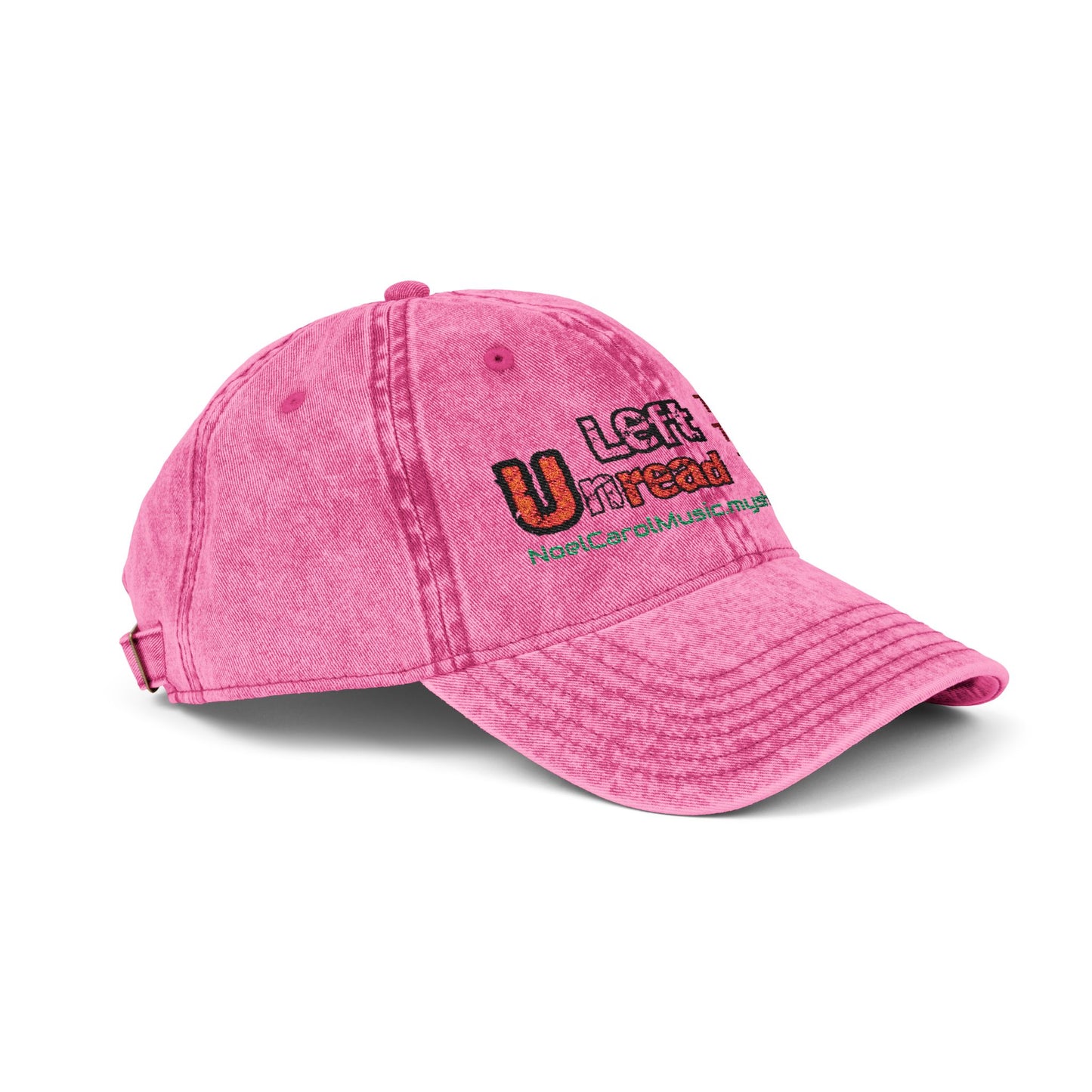 LEFT UNREAD Embroidered Vintage Cap # 1