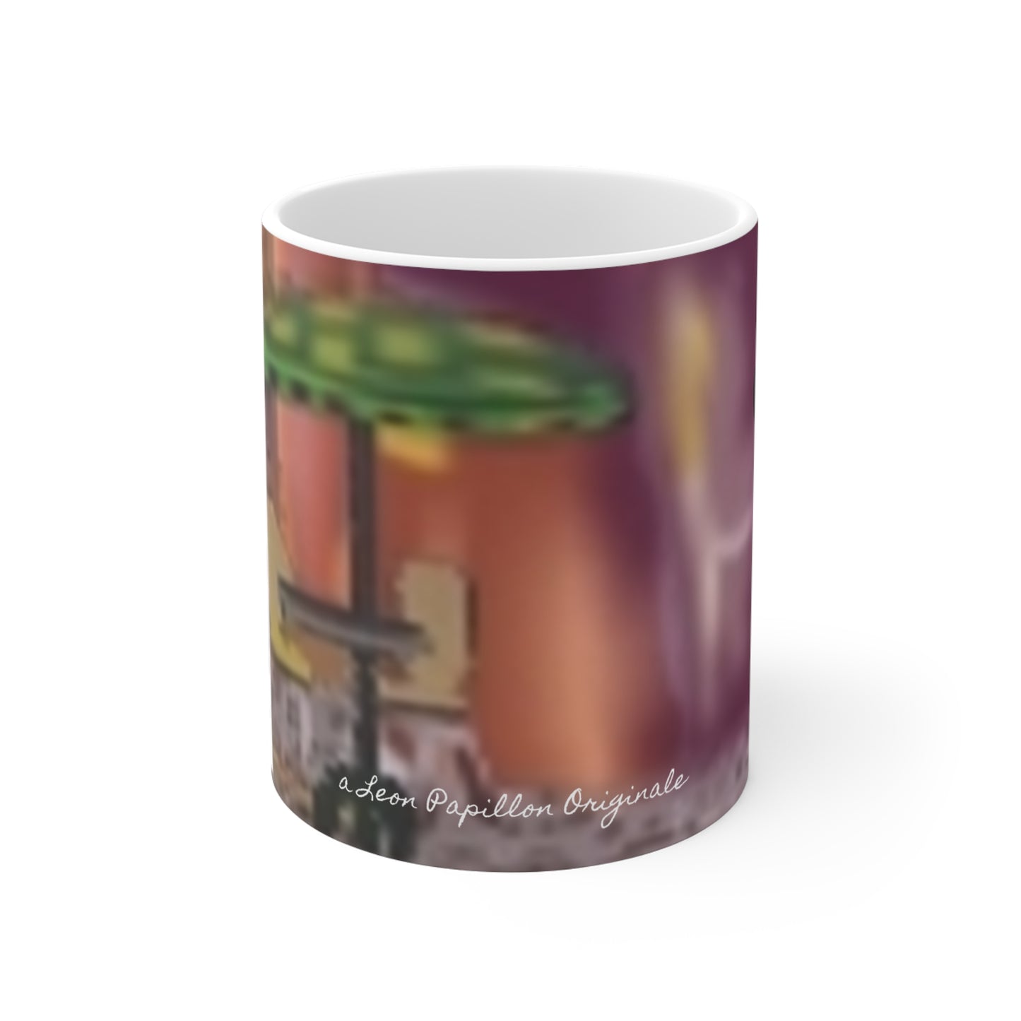 Cafe Leon Before the rush Mug # 1 - 11oz - A Leon Papillon Originale