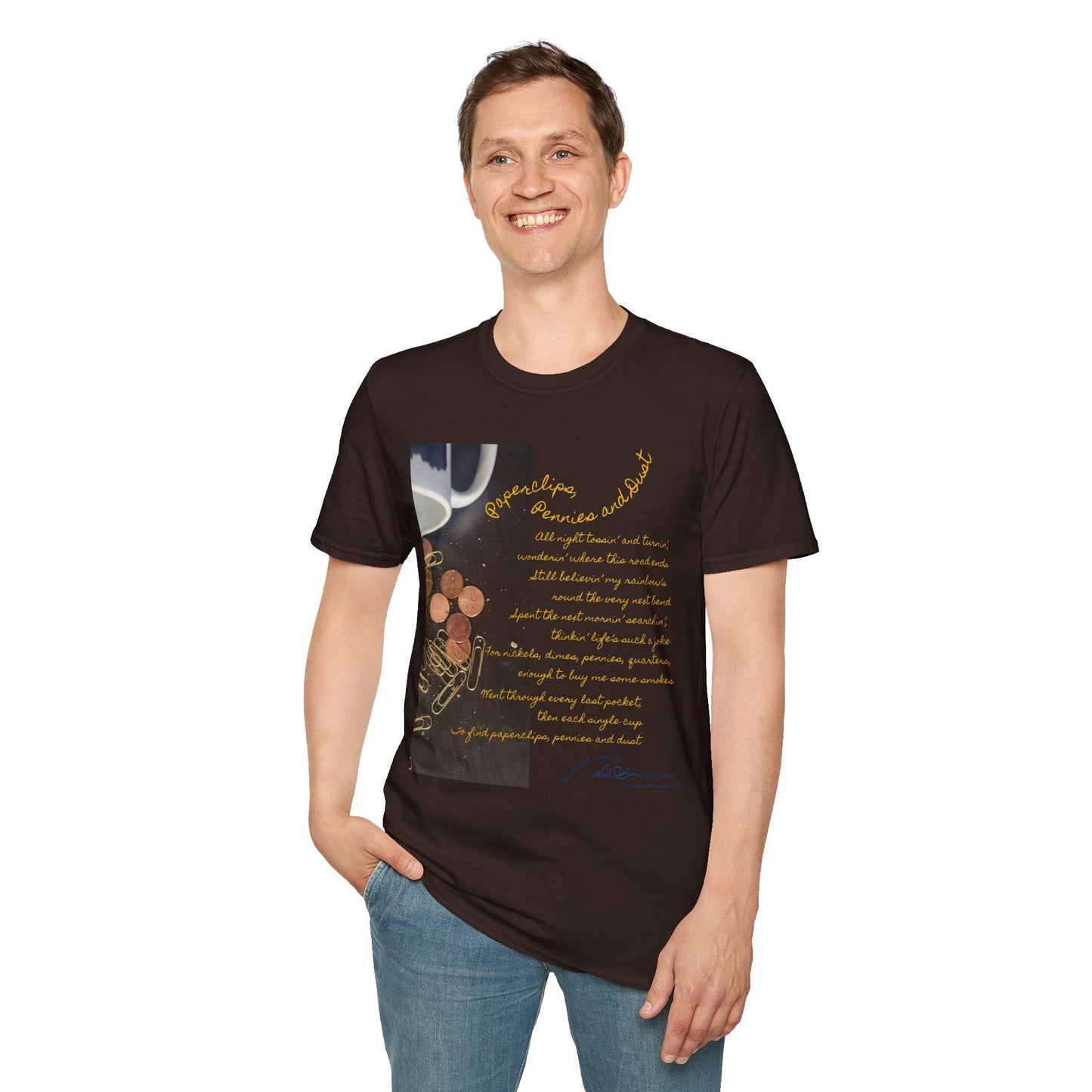 Paperclips, Pennies and Dust T-shirt - All night tossin' and turnin' #4 - A Noel Carol Originale