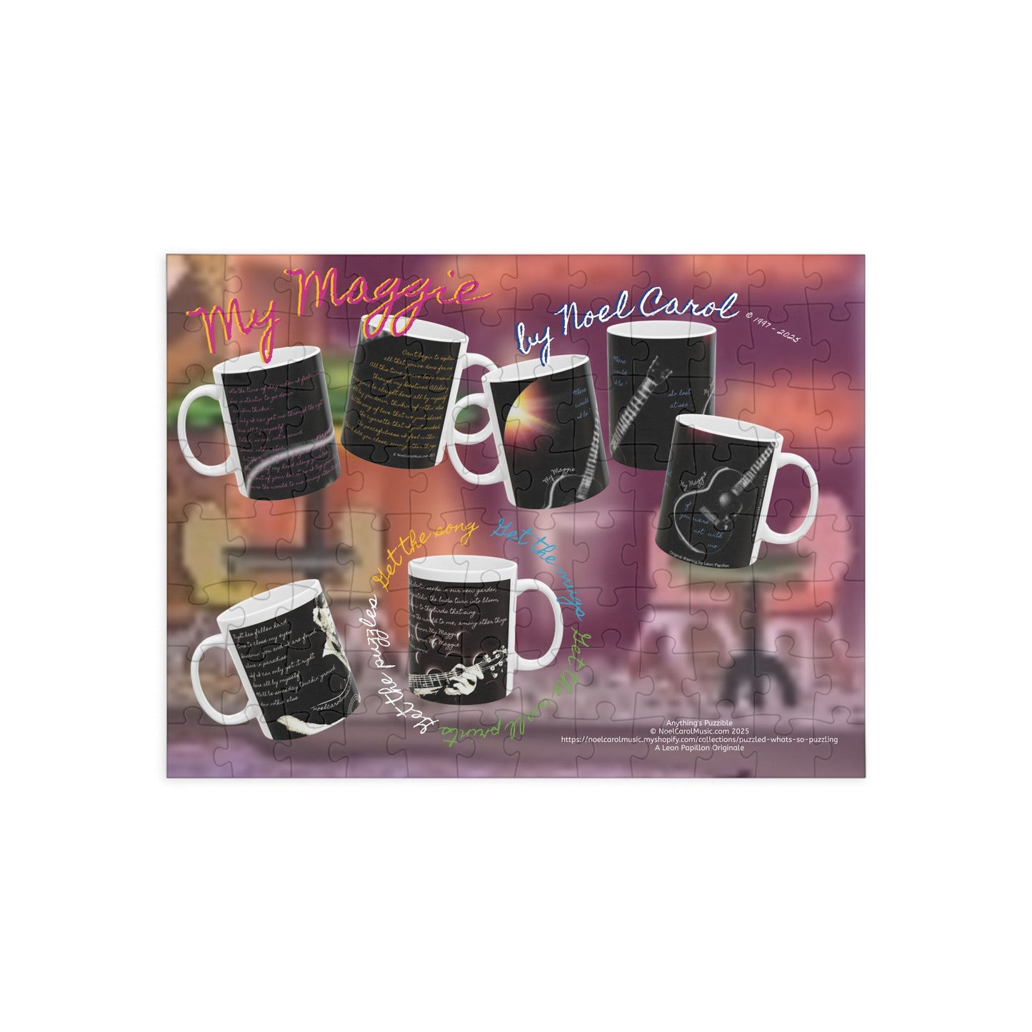 My Maggie Puzzle # 4 - MY MAGGIE by Noel Carol - Get the song. Get the mugs. Get the wall prints. Get the puzzles - Puzzle (96, 252, 500, 1000-Piece) # 1