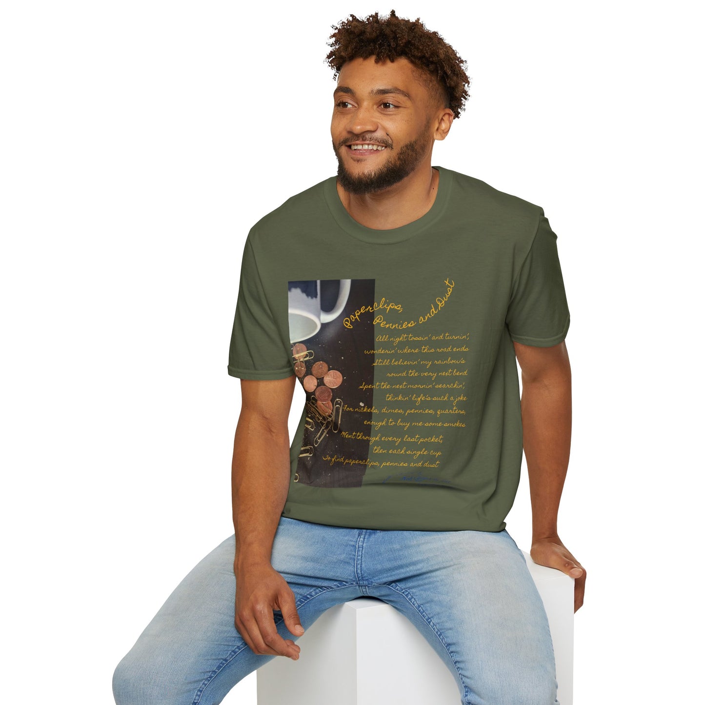 Paperclips, Pennies and Dust T-shirt - All night tossin' and turnin' #4 - A Noel Carol Originale