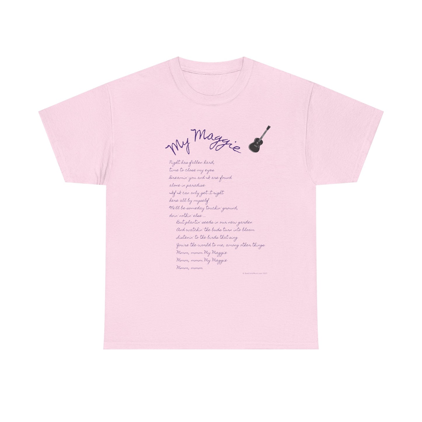 My Maggie T-shirt #5 - Night has fallen hard, time to close my eyes … - A Noel Carol Originale