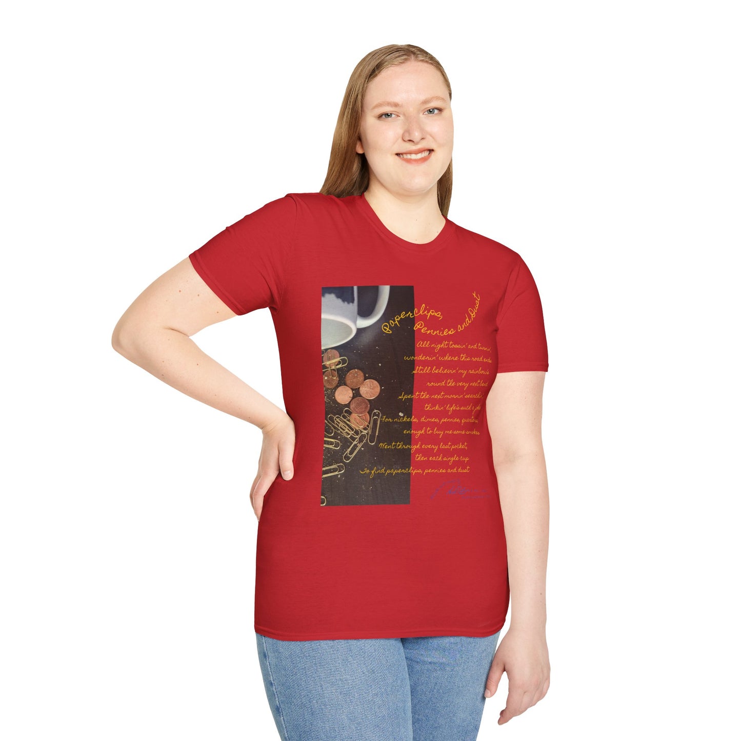Paperclips, Pennies and Dust T-shirt - All night tossin' and turnin' #4 - A Noel Carol Originale
