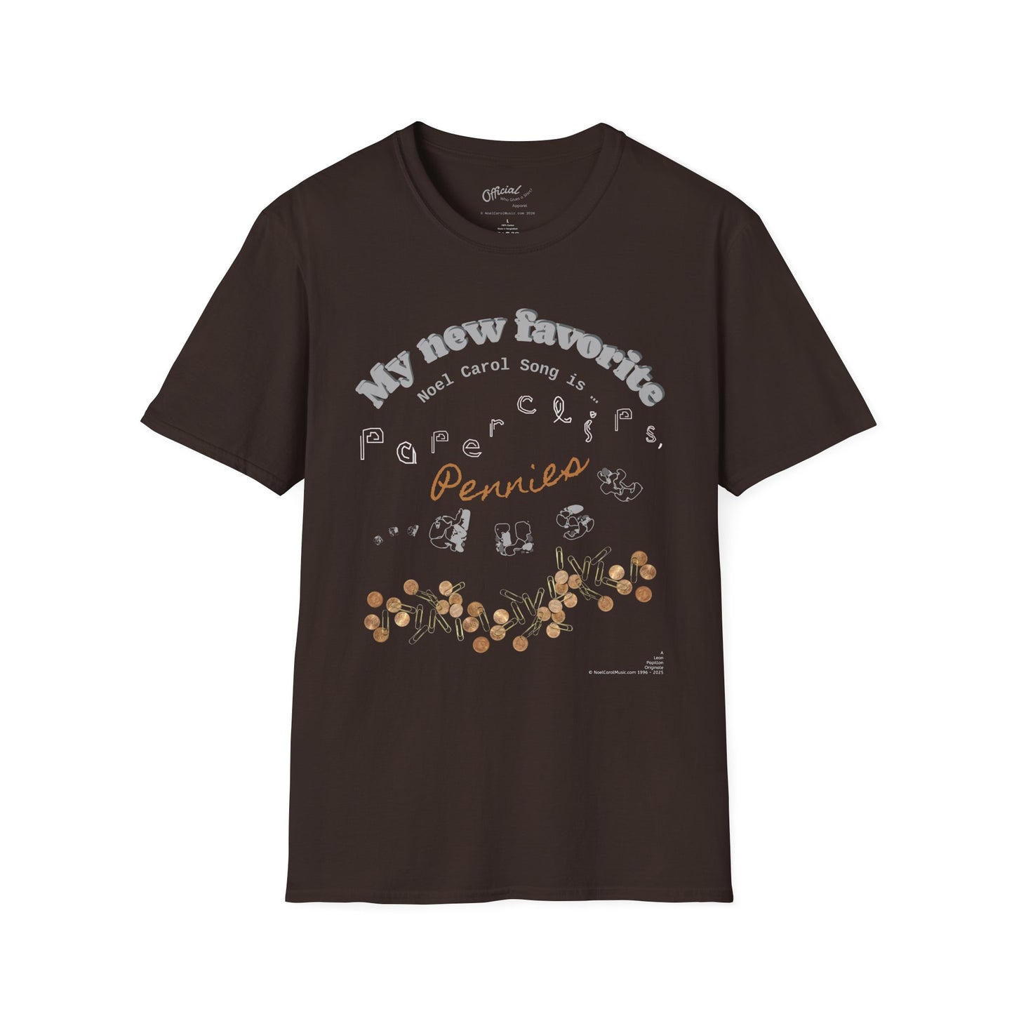 My New Favorite Noel Carol Song is … Paperclips, Pennies and Dust - A Leon Papillon Originale - Dark Colors T # 2