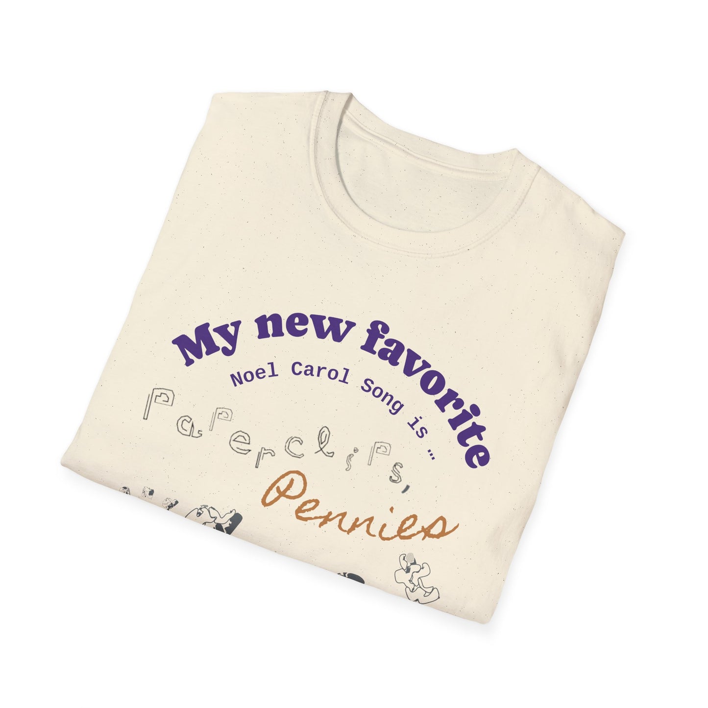 My New Favorite Noel Carol Song is … Paperclips, Pennies and Dust - A Leon Papillon Originale - Light Colors T # 1