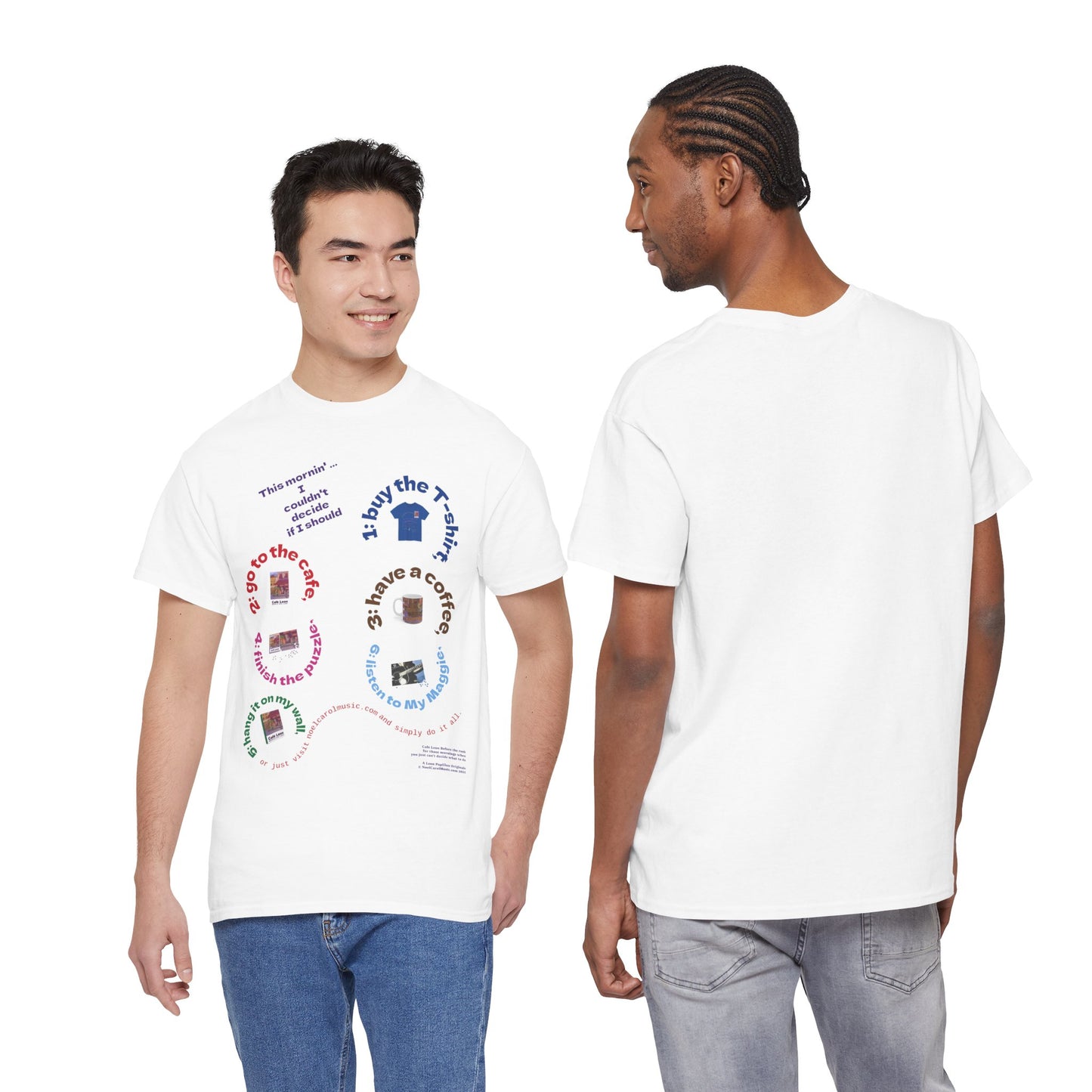 T-shirt with six choices: For those mornings when you just can't decide what to do - A Leon Papillon Originale