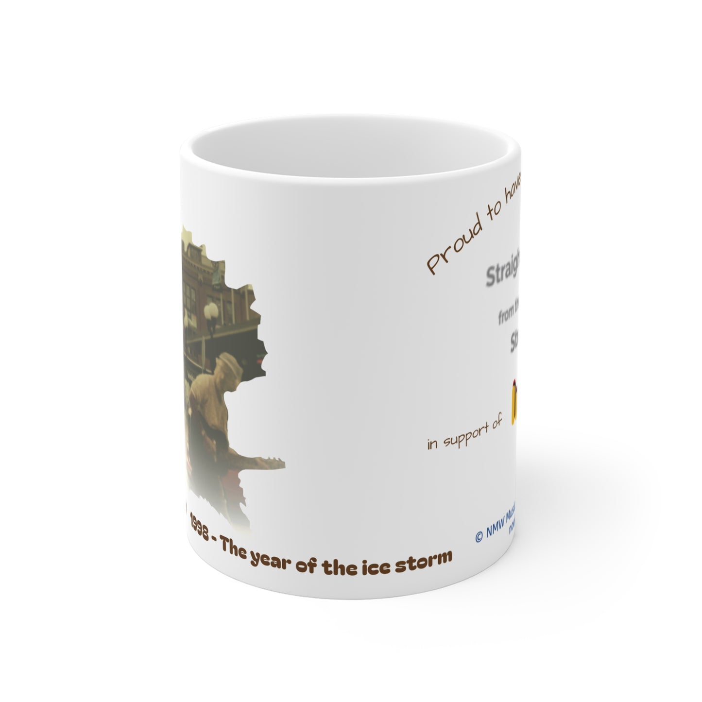 Proud to have been a volunteer - Straight from the Streets Indy Arts Fest - M#3 Mug 11oz