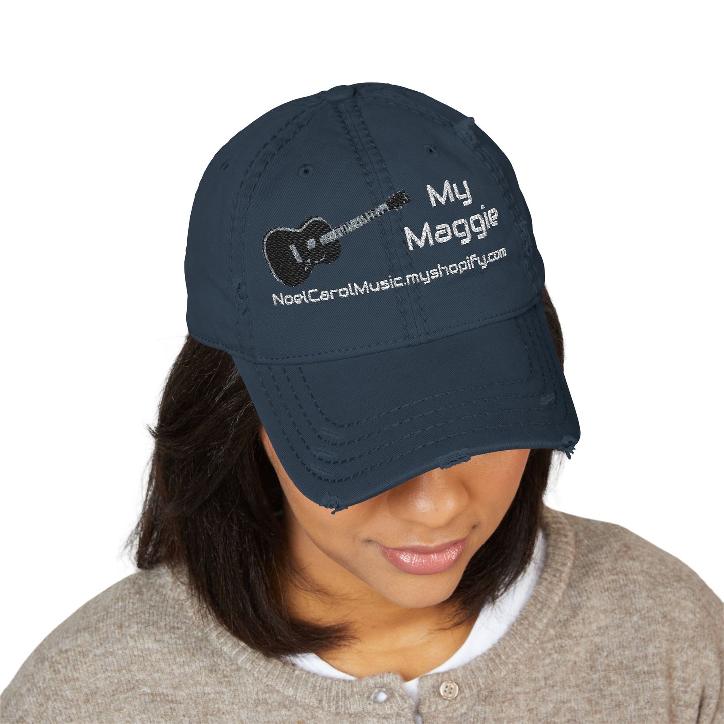 My Maggie | Distressed Dad Hat (Embroidery) Cap # 2