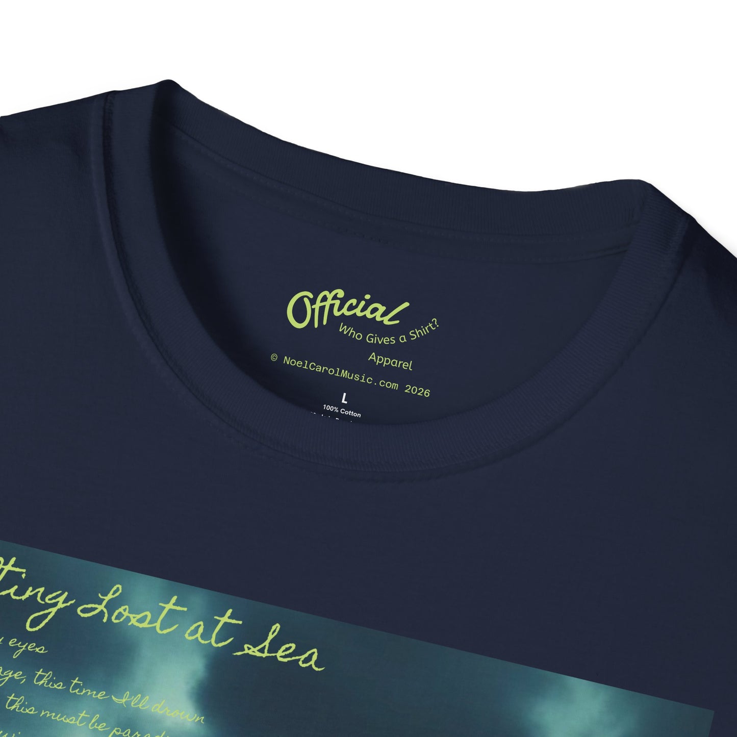 Drifting Lost at Sea T-shirt | Show me the Sign | A Noel Carol Originale