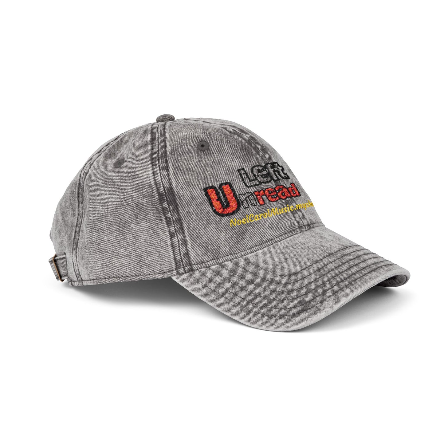 LEFT UNREAD Embroidered Vintage Cap # 2