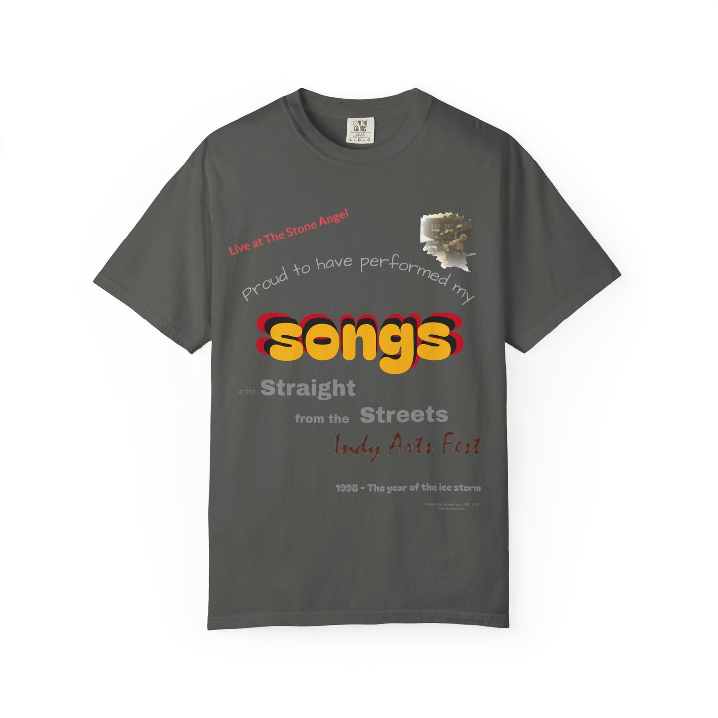Proud to have performed my songs - Straight from the Streets Indy Arts Fest - T#2 T-shirt