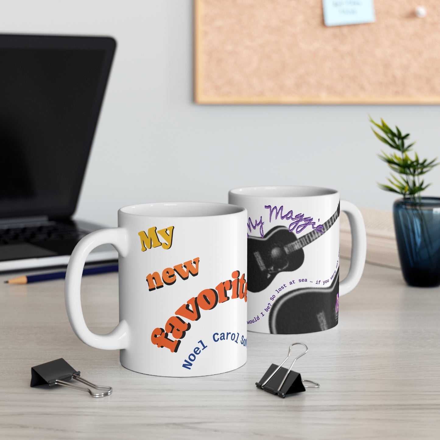 My New Favorite Noel Carol Song is … My Maggie Mug # 2 - A Leon Papillon Originale