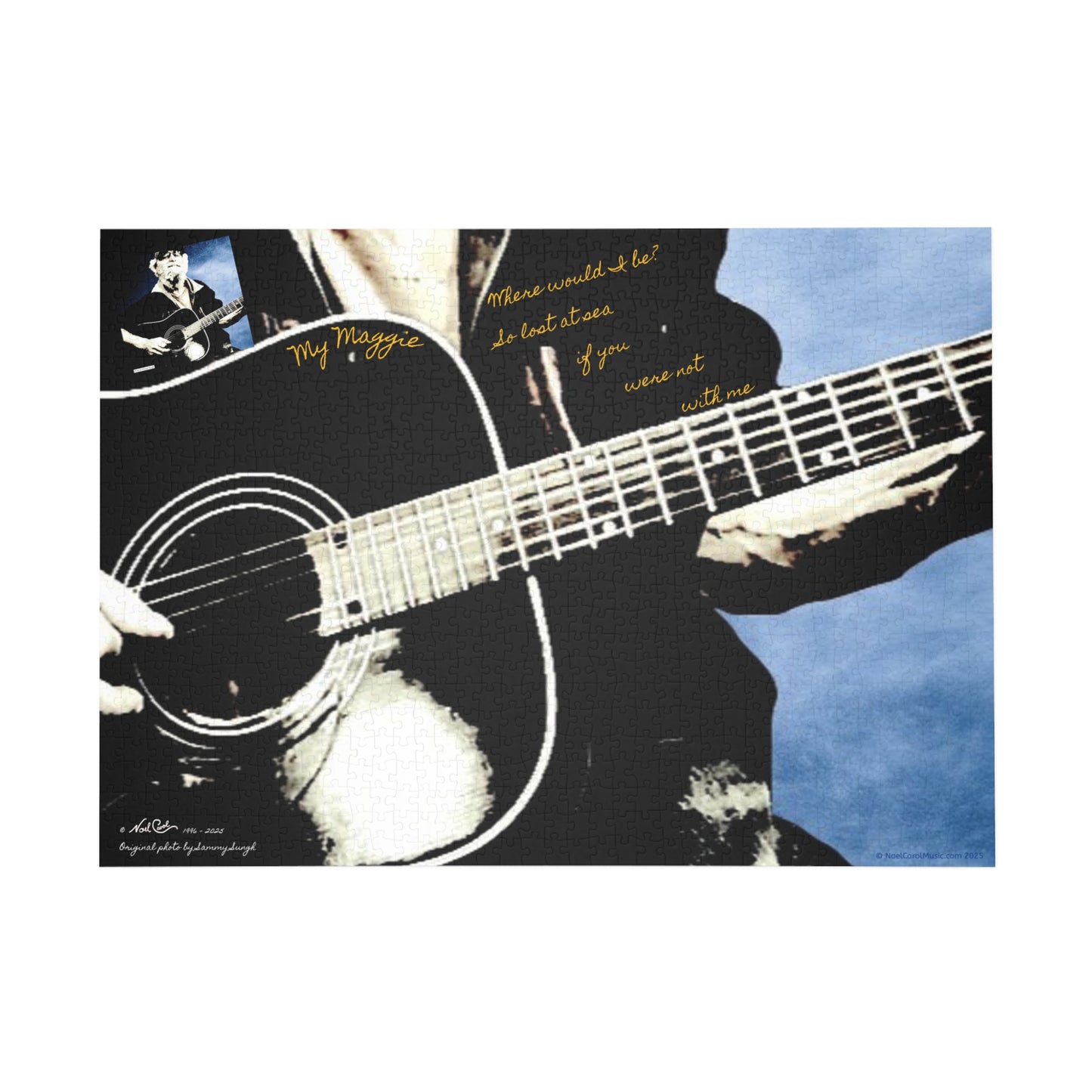 My Maggie Puzzle # 1 - Where would I be? So lost at sea if you were not with me 28" x 20" x 1000-Piece - A Noel Carol Originale