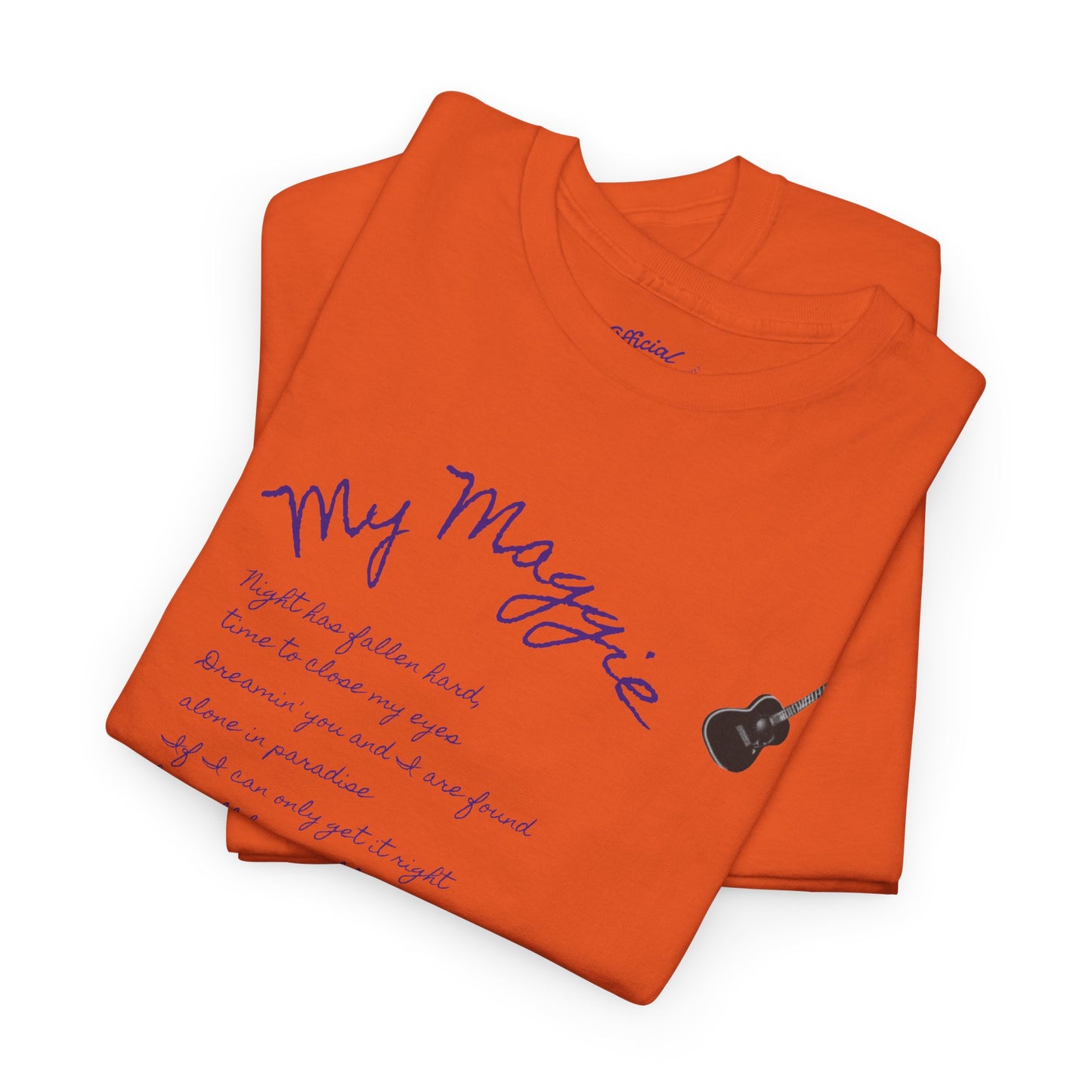 My Maggie T-shirt #5 - Night has fallen hard, time to close my eyes … - A Noel Carol Originale