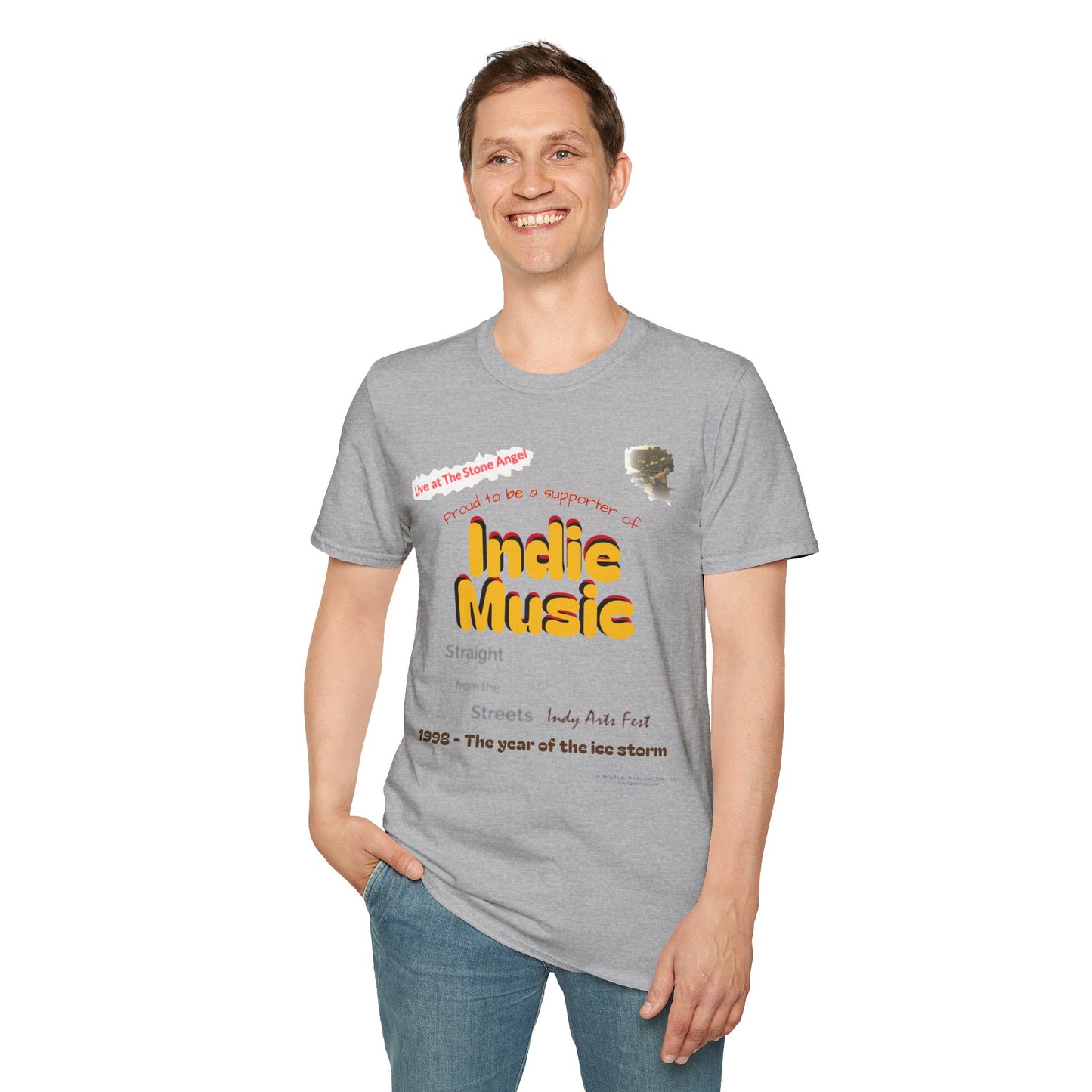 Proud to be a supporter of Indie Music - Straight from the Streets Indy Arts Fest - T#1 T-shirt