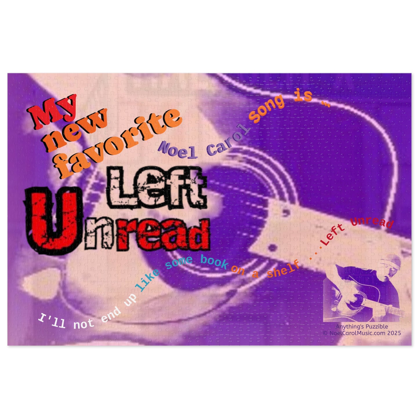 My New Favorite Noel Carol Song is Left Unread - Jigsaw Puzzle 1000 & 2000 pce - P # 1