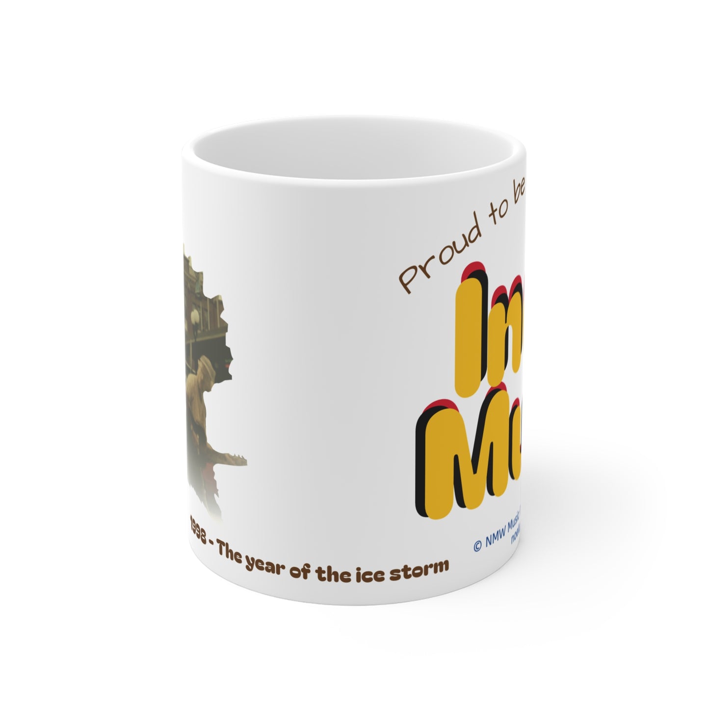 Proud to be a supporter of Indie Music - Straight from the Streets Indy Arts Fest - M#1 Mug 11oz